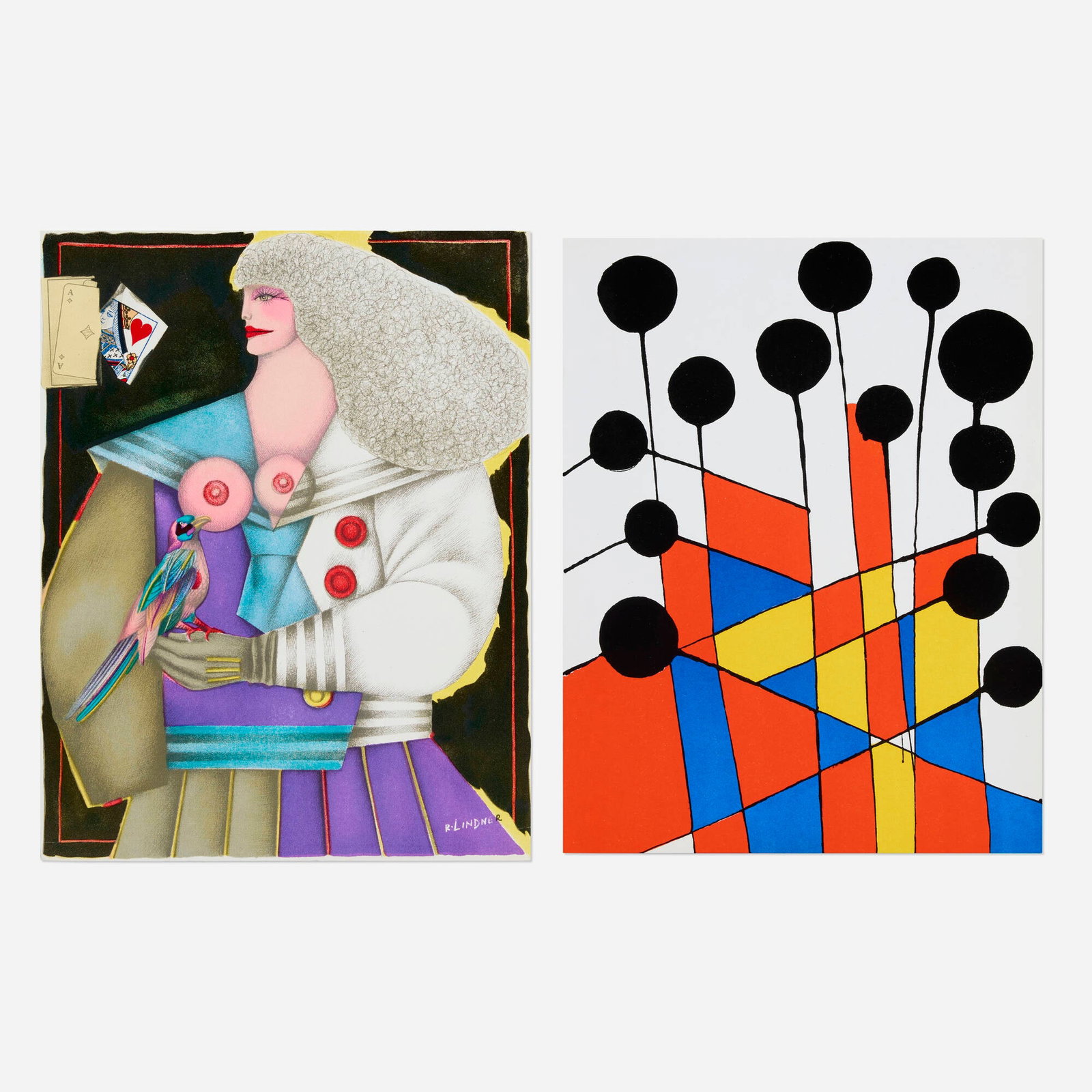Various Artists, Untitled (Balloons); Untitled (two works for XXe Siecle) (1 of 2)