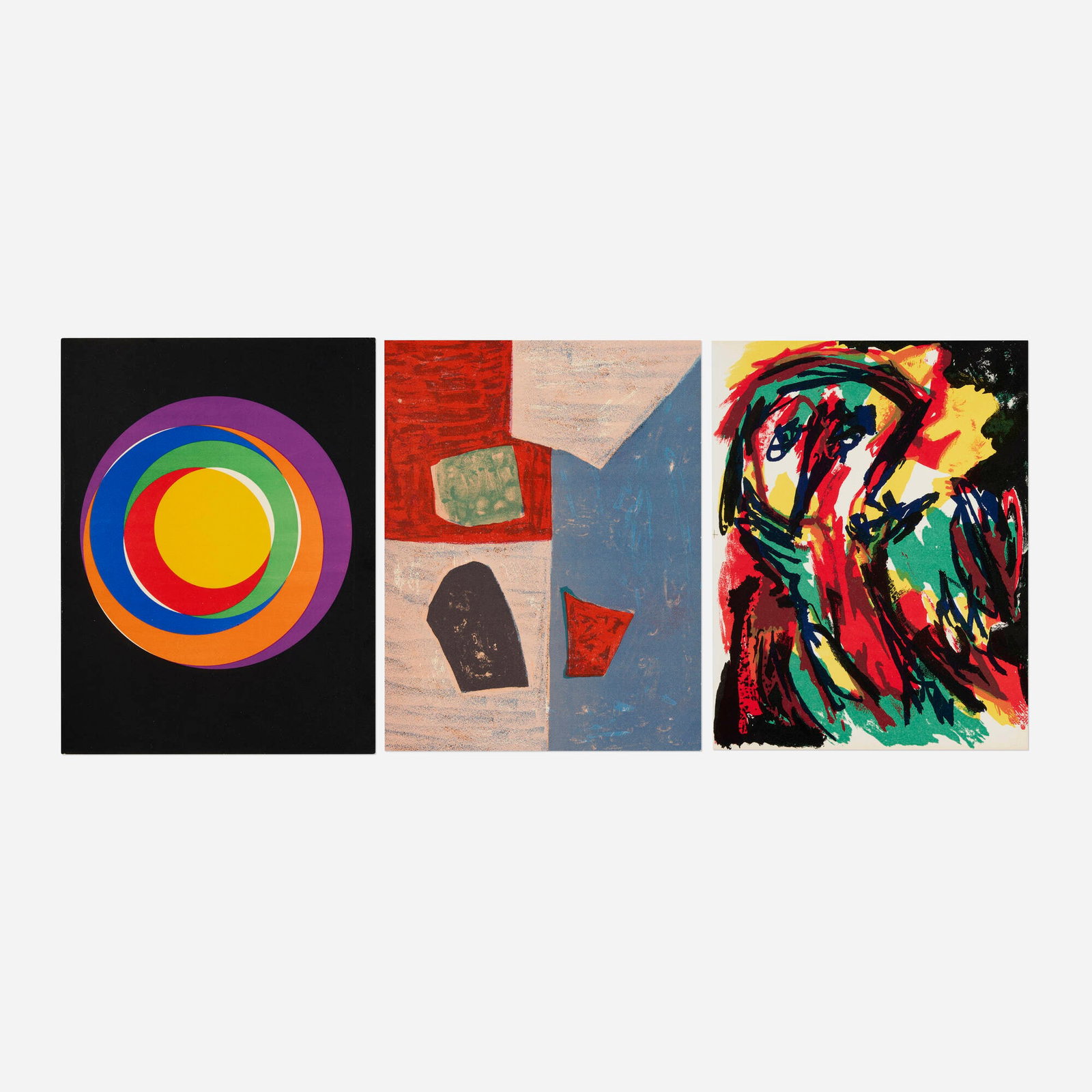 Various Artists, Variation 13; Composition rose, rouge et bleue; Untitled (1 of 1)