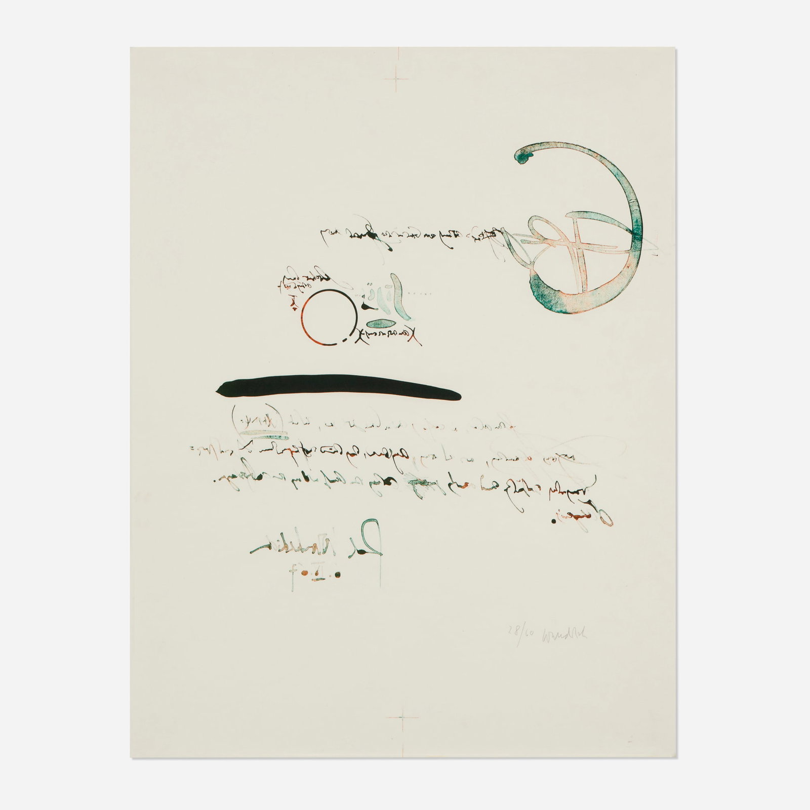 Paul Wunderlich, Untitled (from the Portrat Wunderlich portfolio) (1 of 3)