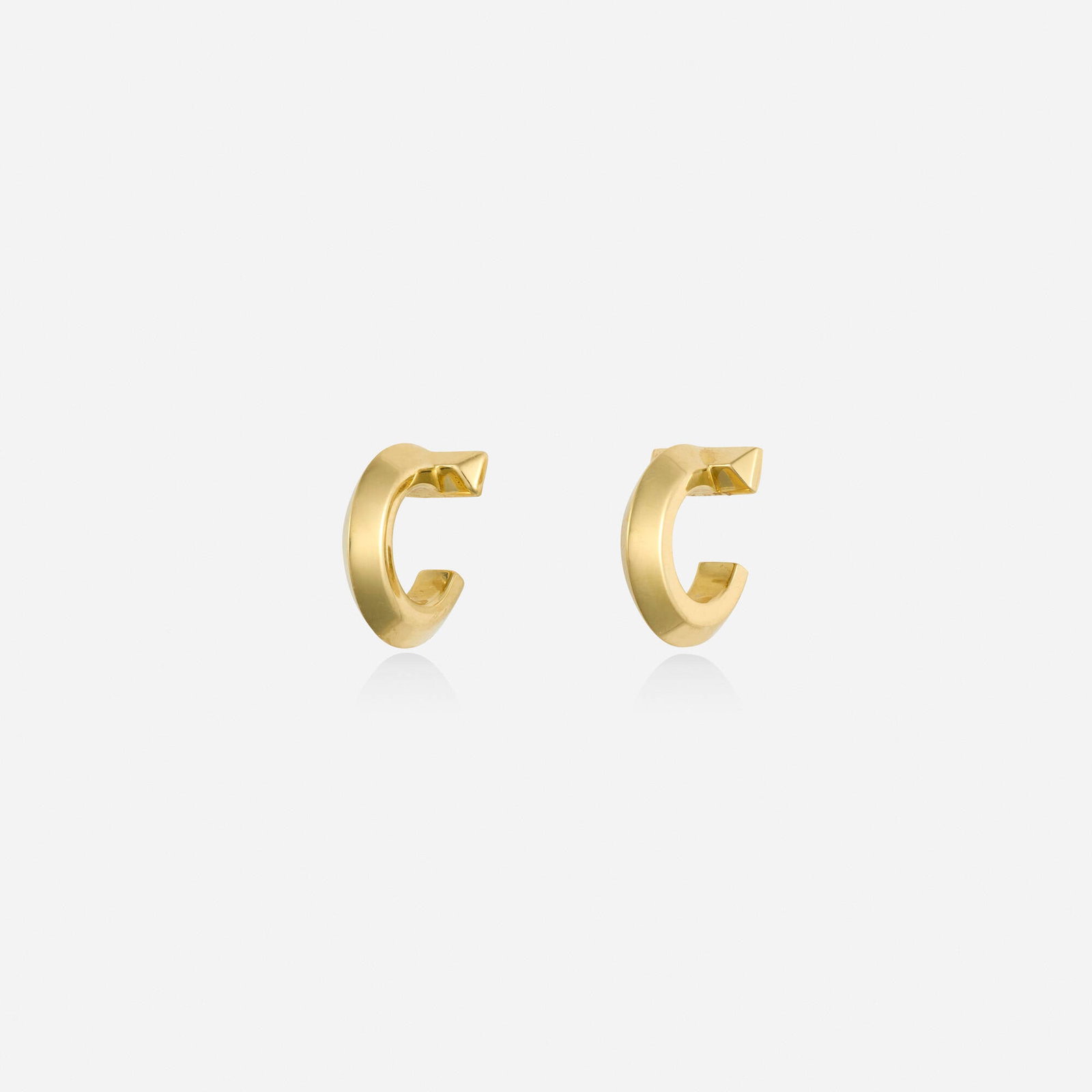 Tiffany & Co., 'Tiffany T' gold earrings (1 of 3)