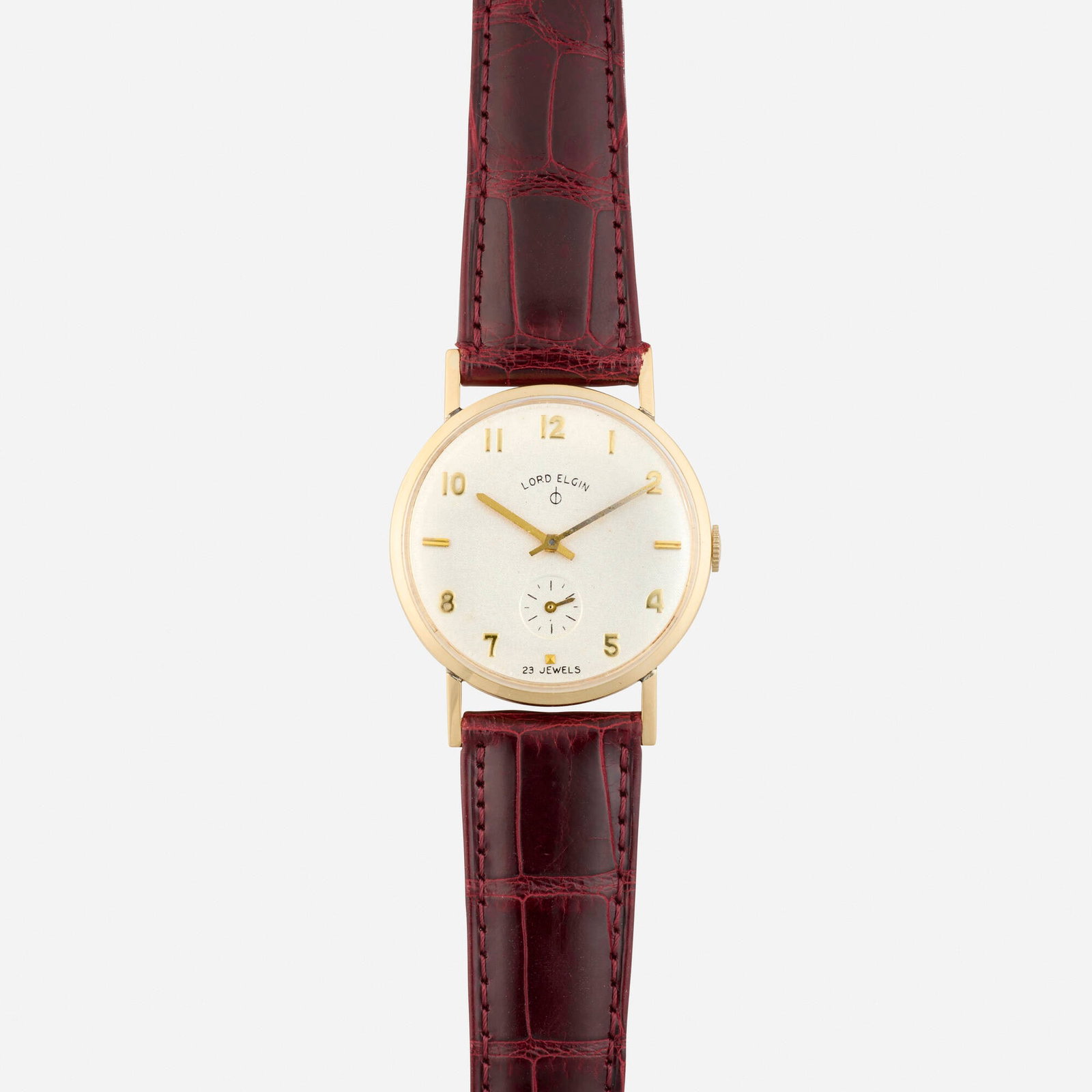 Elgin National Watch Company, 'Lord Elgin' gold wristwatch (1 of 4)