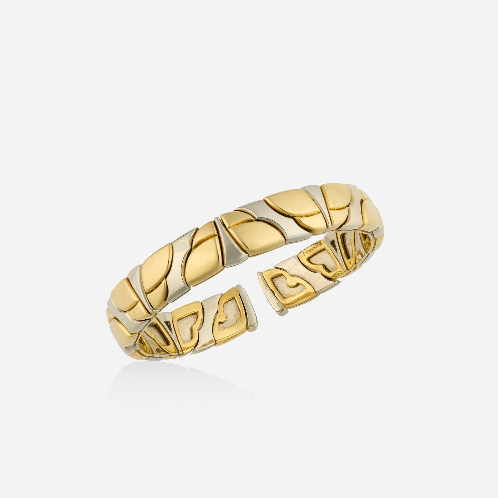 Bulgari, Steel and gold bracelet (1 of 3)