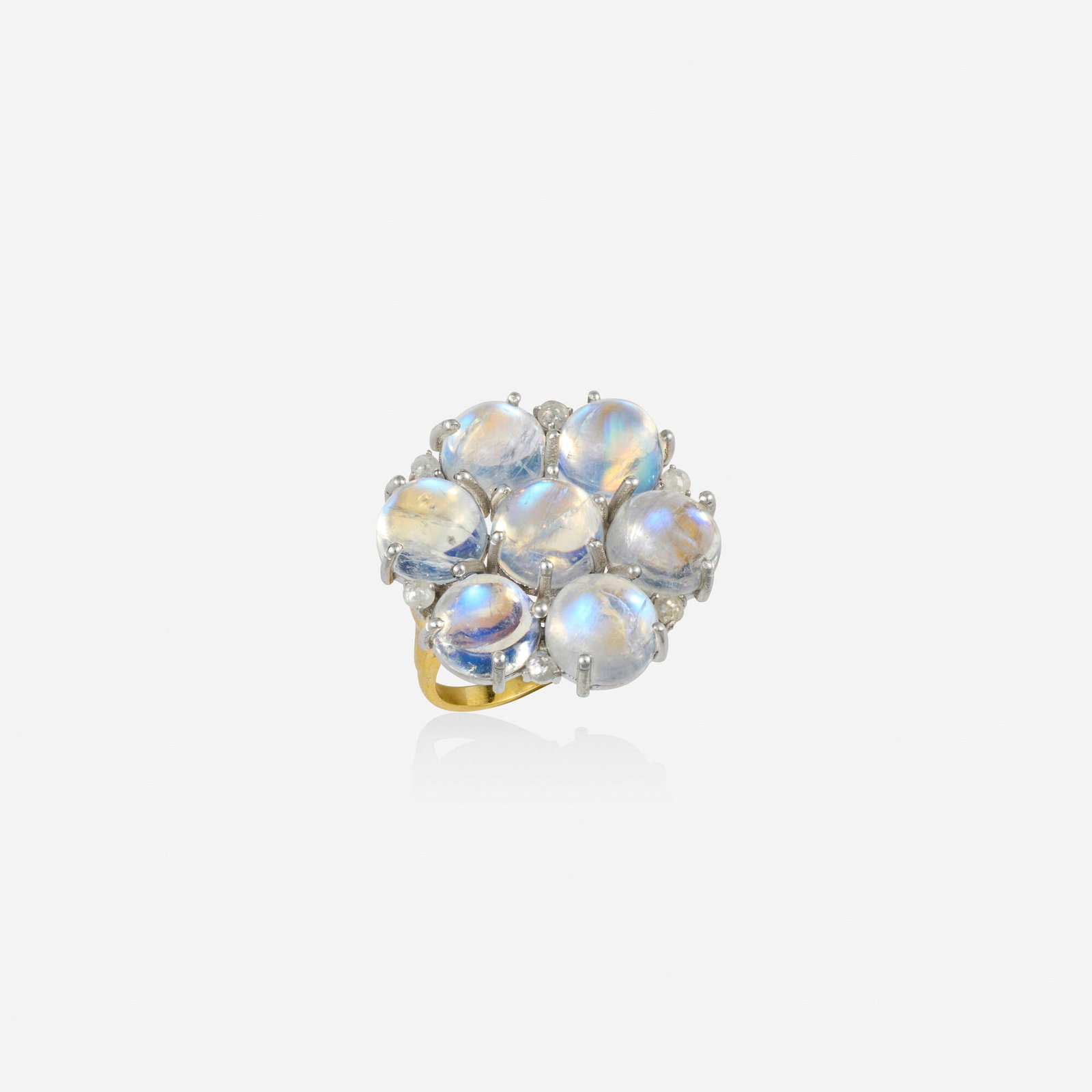Moonstone and diamond ring (1 of 2)