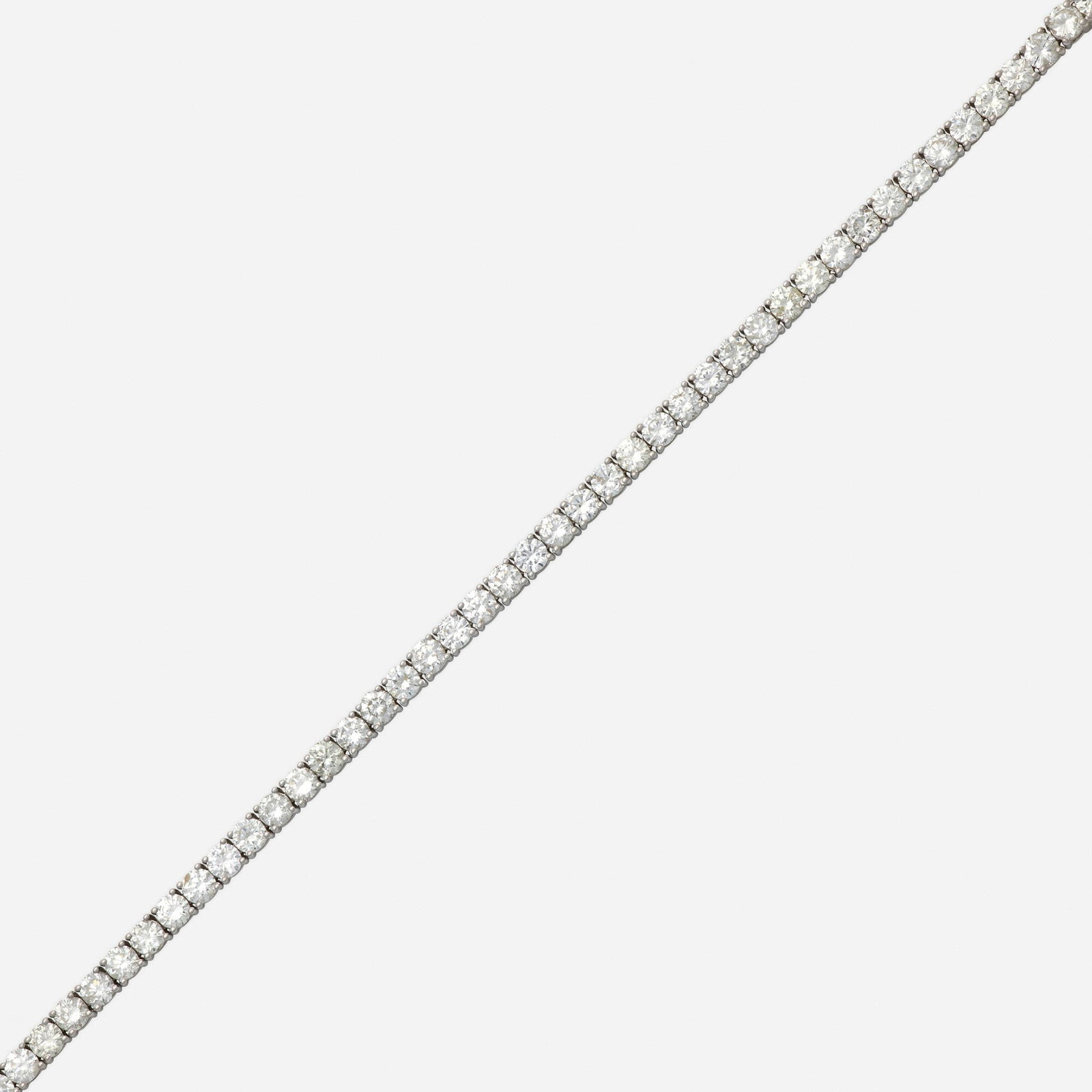 Diamond and white gold bracelet (1 of 3)