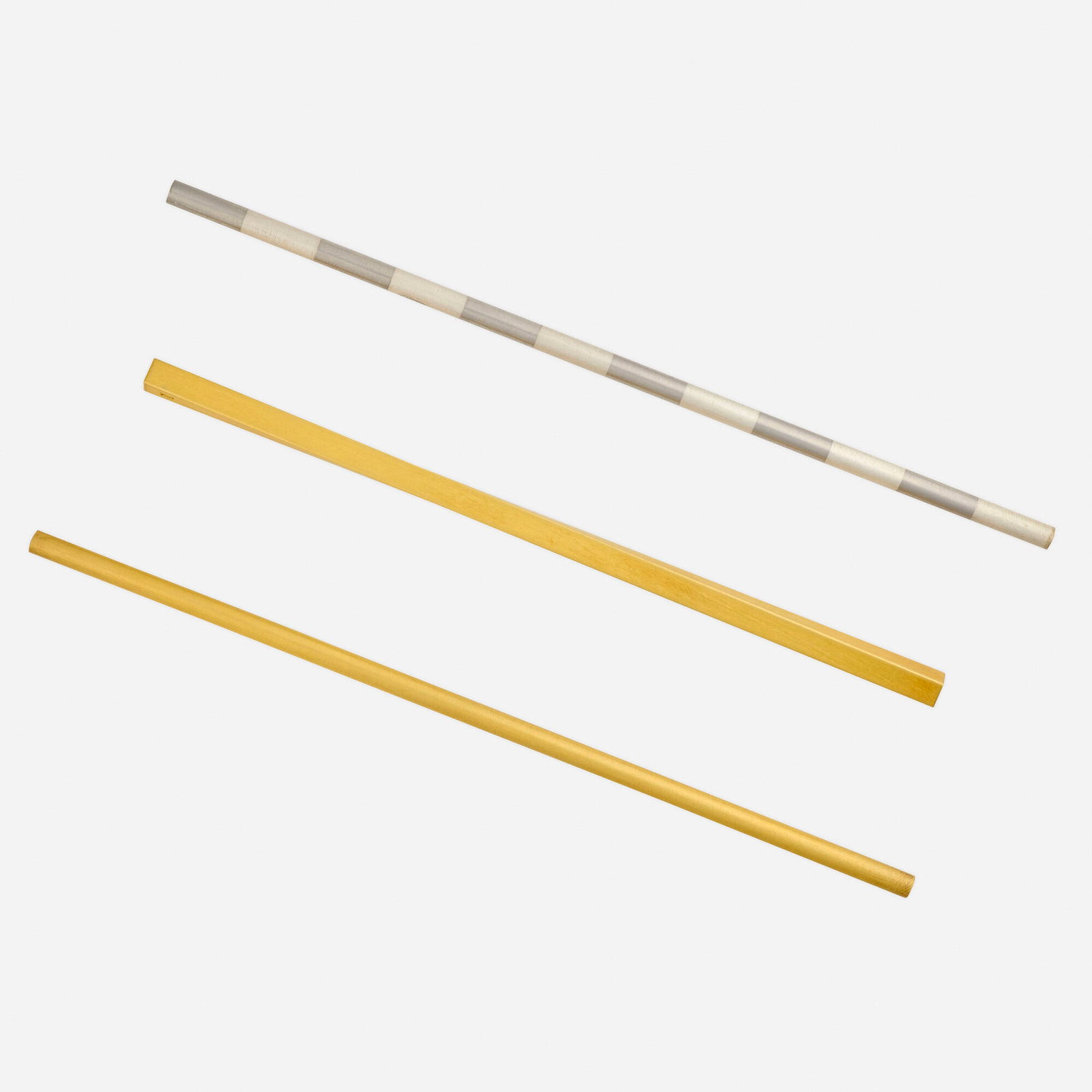 Carl Dau, Three gold or stainless steel brooches (1 of 3)