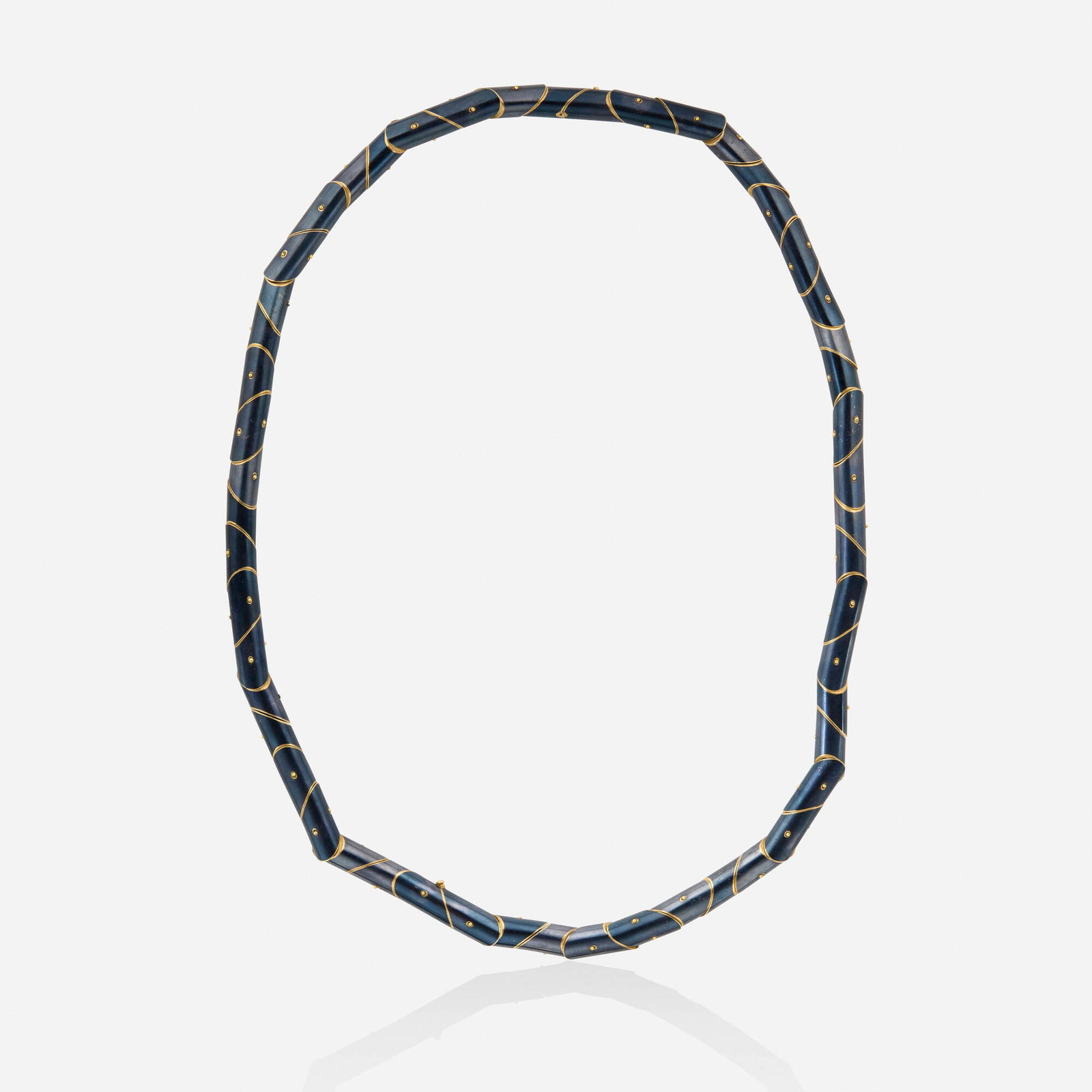 Francesco Pavan, Gold and niello necklace (1 of 4)
