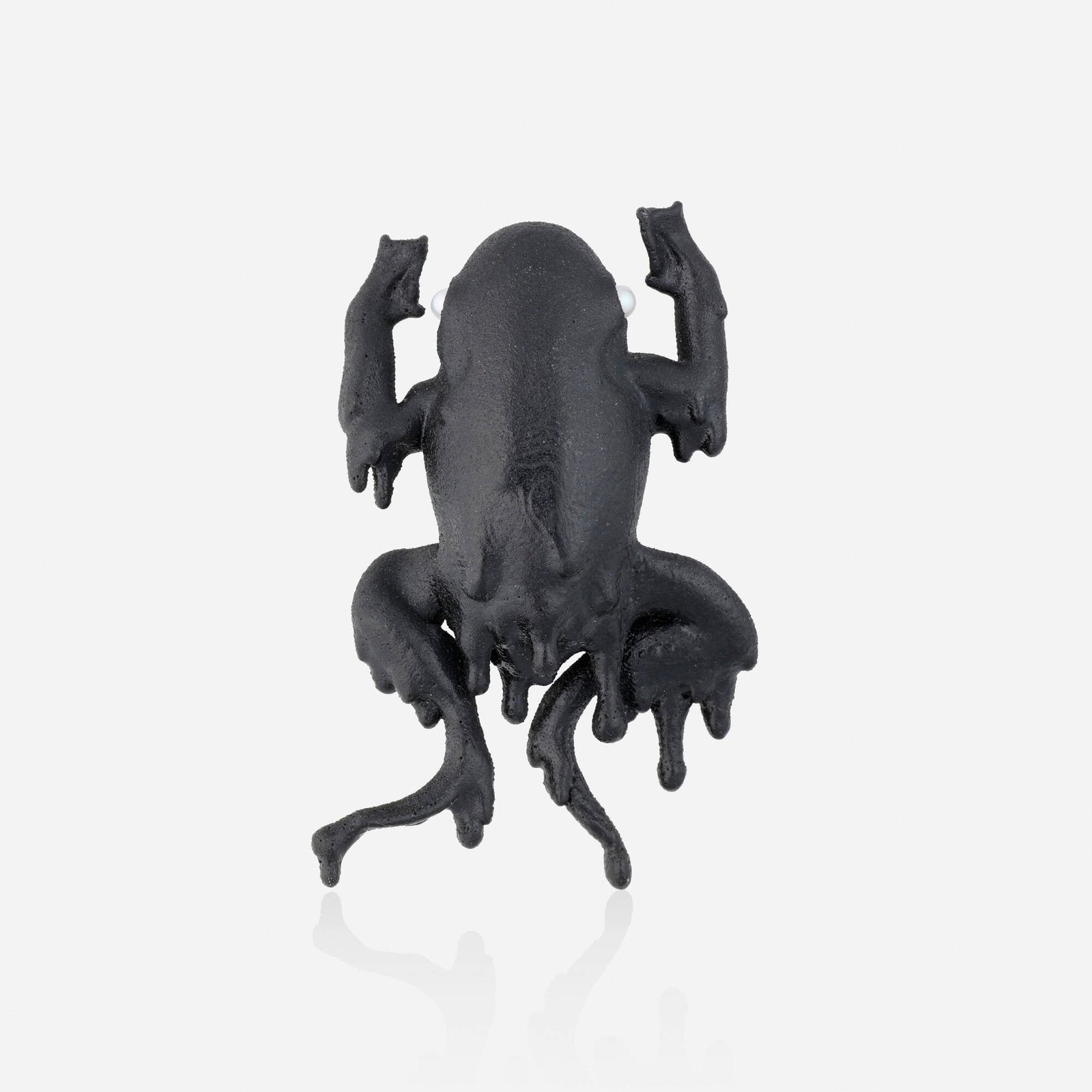 Emily Cobb, 'Melting: Dark Frog' brooch (1 of 3)