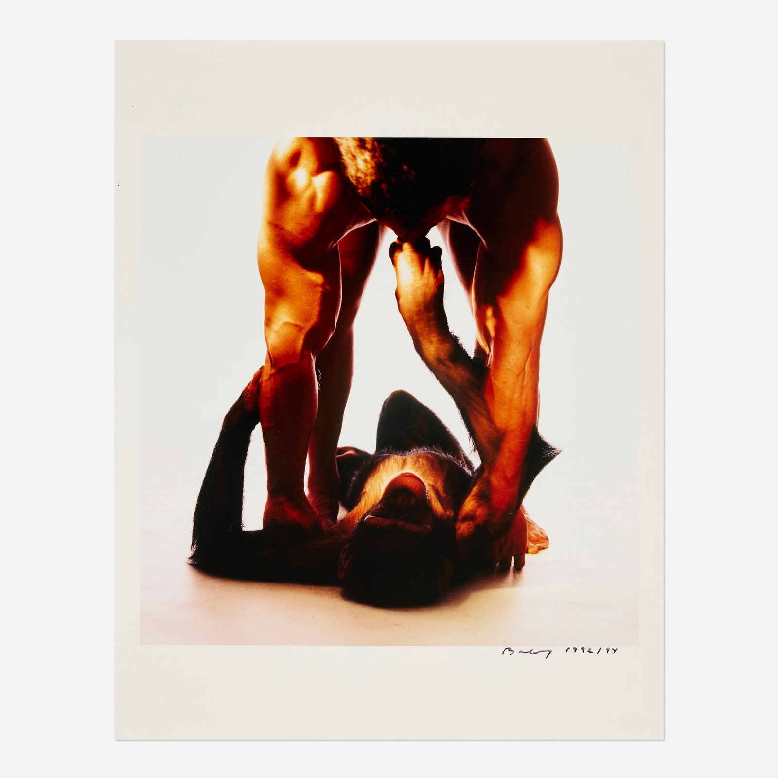 James Balog, Untitled: James Balog Untitled 1992 / printed 1994 C-print image: 10 h x 10 w in (25 x 25 cm) sheet: 14 h x 11 w in (36 x 28 cm) Signed and dated to lower right 'James Balog 1992/1994'. Provenance: