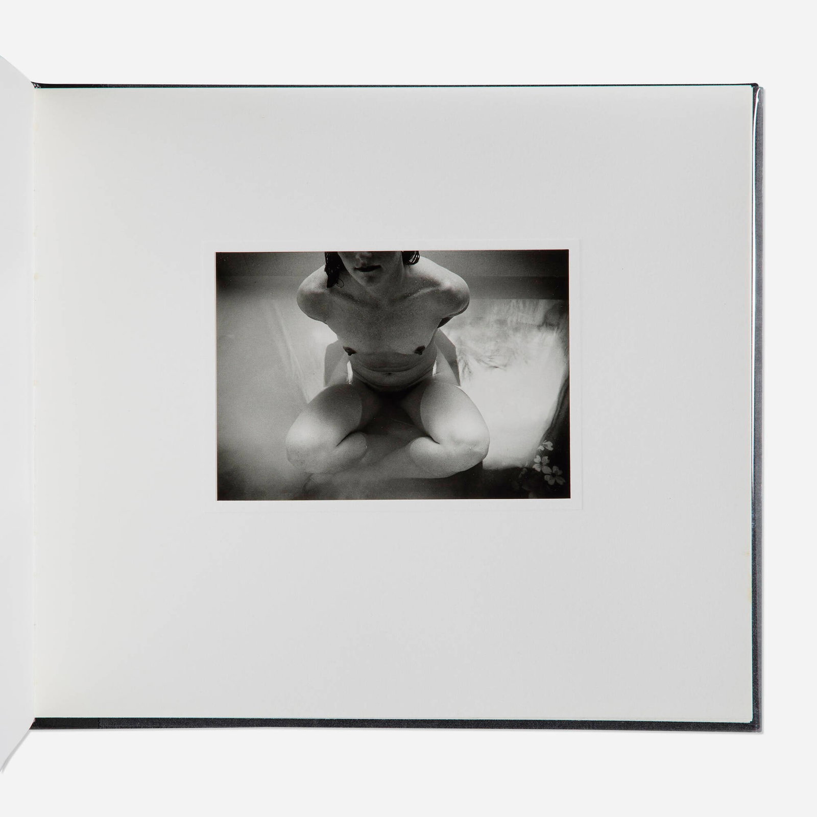 Jo Ann Callis, Morphe (Artist's Book): Jo Ann Callis Morphe (Artist's Book) 1977 bound book, gelatin silver print image (each): 3.5 h x 5 w in (9 x 13 cm) book: 9 h x 10.375 w x 0.75 d in (23 x 26 x 2 cm) Book is comprised of fourteen