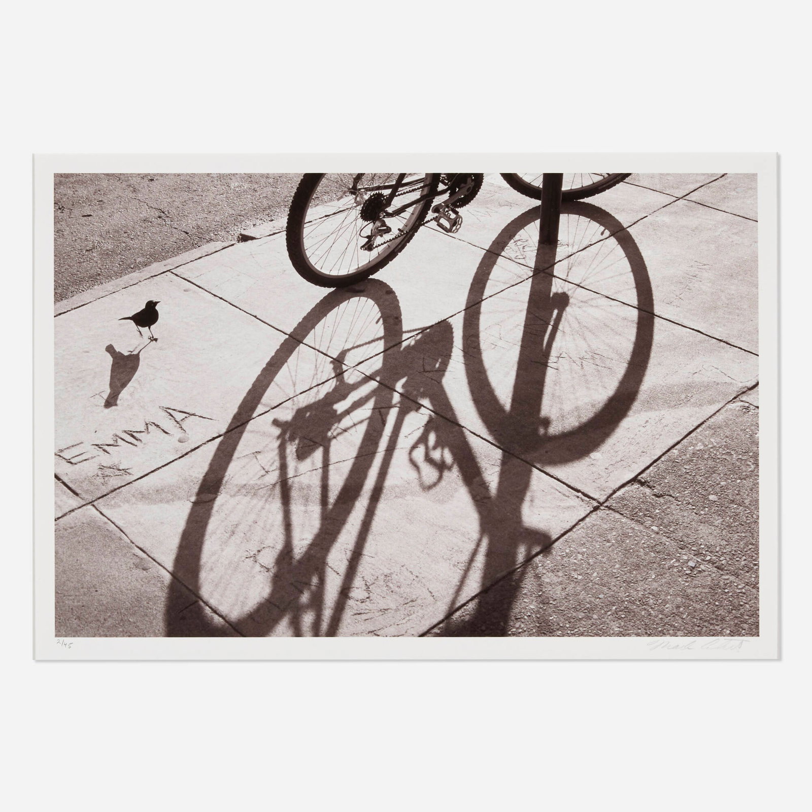 Mark Citret, Emma, 9th Ave., San Francisco: Mark Citret Emma, 9th Ave., San Francisco 2002 gelatin silver print image: 7.75 h x 12 w in (20 x 30 cm) sheet: 10.75 h x 14 w in (27 x 36 cm) Signed, titled, dated, and numbered to lower margin