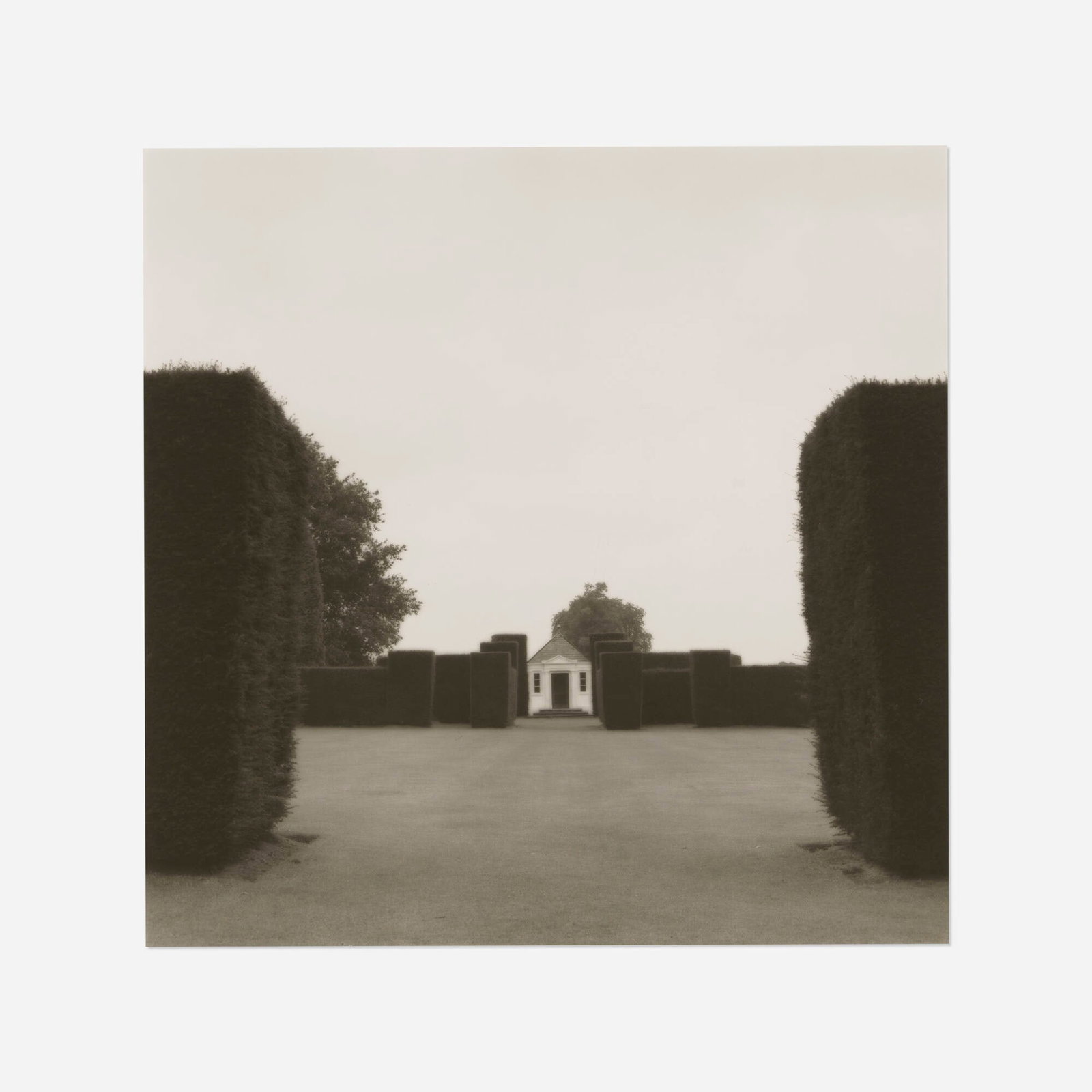 Lynn Geesaman, Peover Gardens, England: Lynn Geesaman Peover Gardens, England 2000 gelatin silver print image: 19 h x 19 w in (48 x 48 cm) sheet: 23.75 h x 20 w in (60 x 51 cm) Signed, titled, and dated to verso 'Peover Gardens