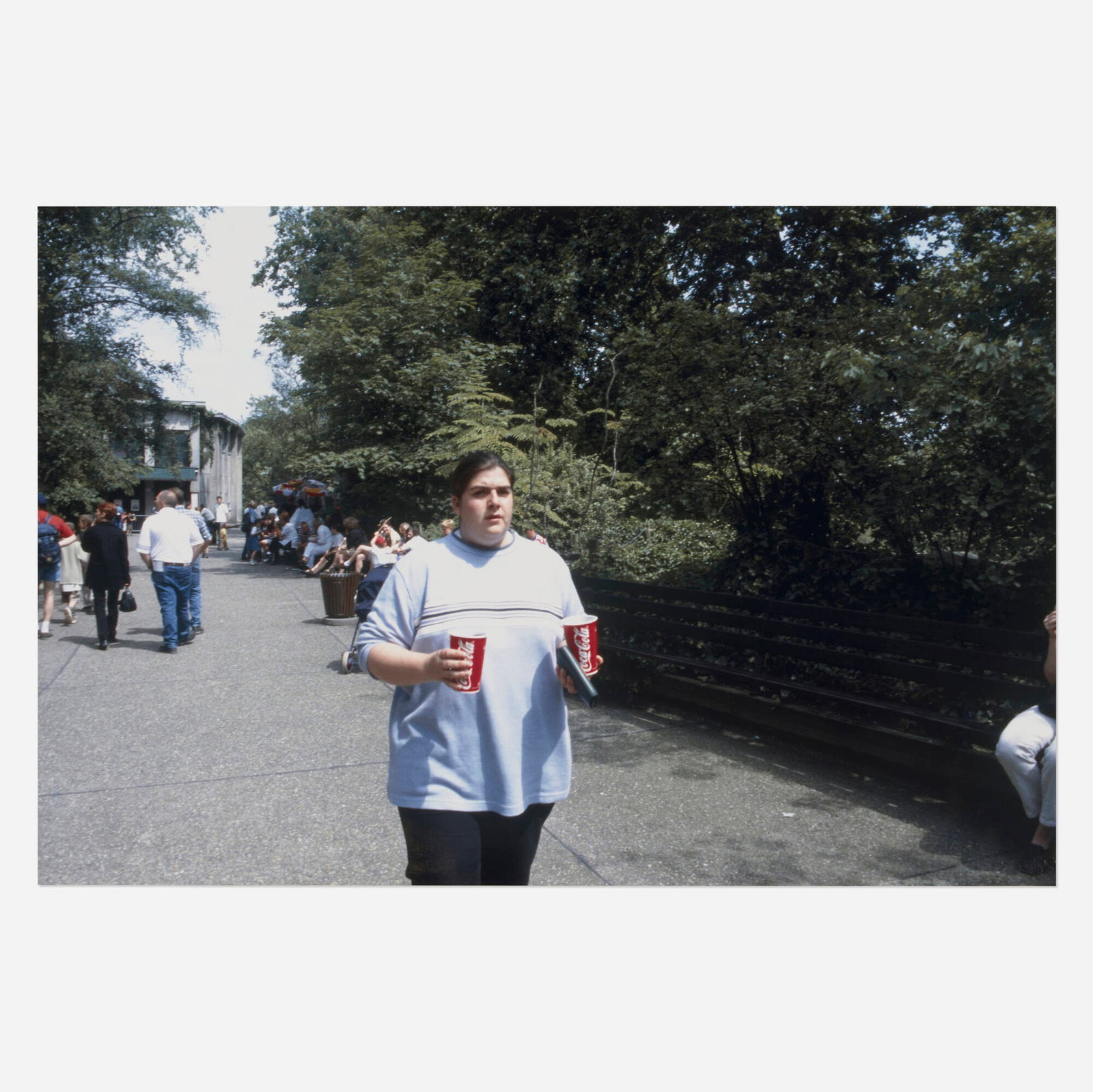 Dan Graham, Woman in Antwerp Zoo (for Texte zur Kunst No. 51) (1 of 2)
