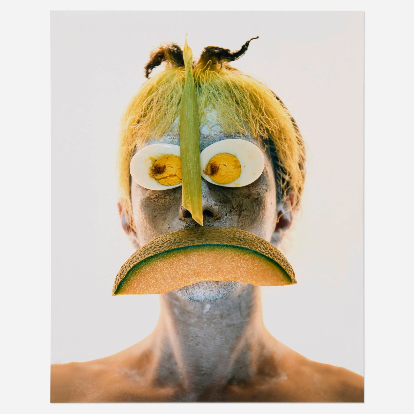 Martine Gutierrez, Masking, Egg Mask, p56 (from the Indigenous Woman series) (1 of 3)
