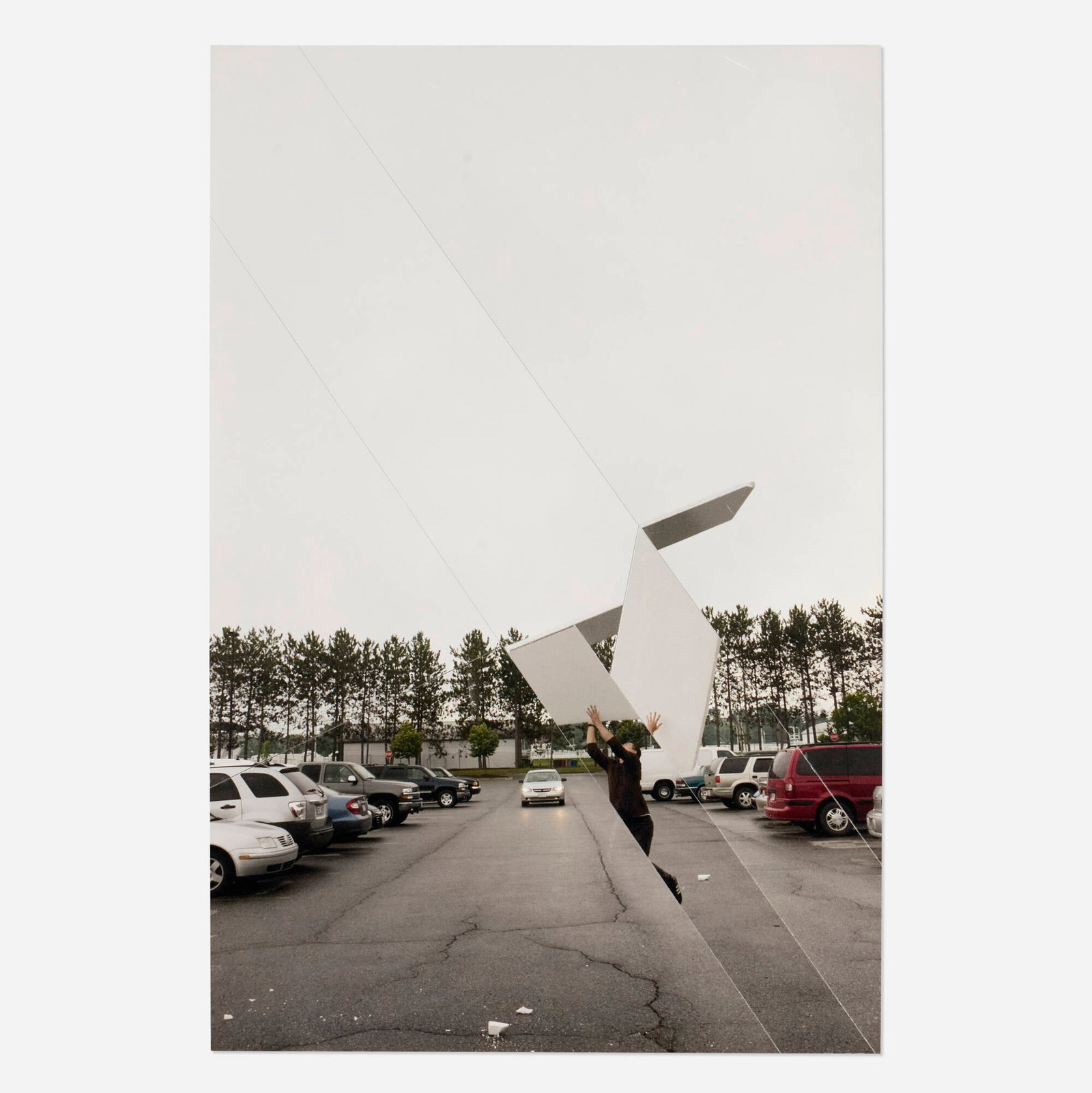 Tim Hyde, Untitled (MV-6): Tim Hyde Untitled (MV-6) 2008 photo collage 23.75 h x 13.75 w in (60 x 35 cm) This work is number 2 from the edition of 5. This work will ship from Lambertville, New Jersey.