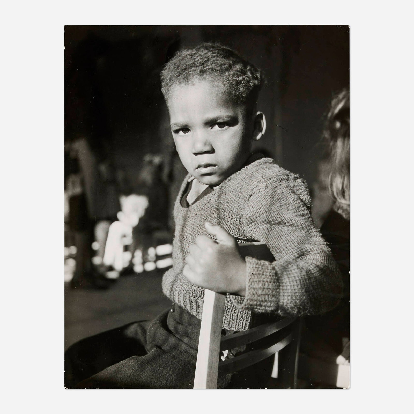 Herbert List, The Valka Camp: Herbert List The Valka Camp c. 1951 vintage gelatin silver print 9.875 h x 7.875 w in (25 x 20 cm) Signed and inscribed to verso 'Duitsland Please Credit Herbert List Magnum Photos' with