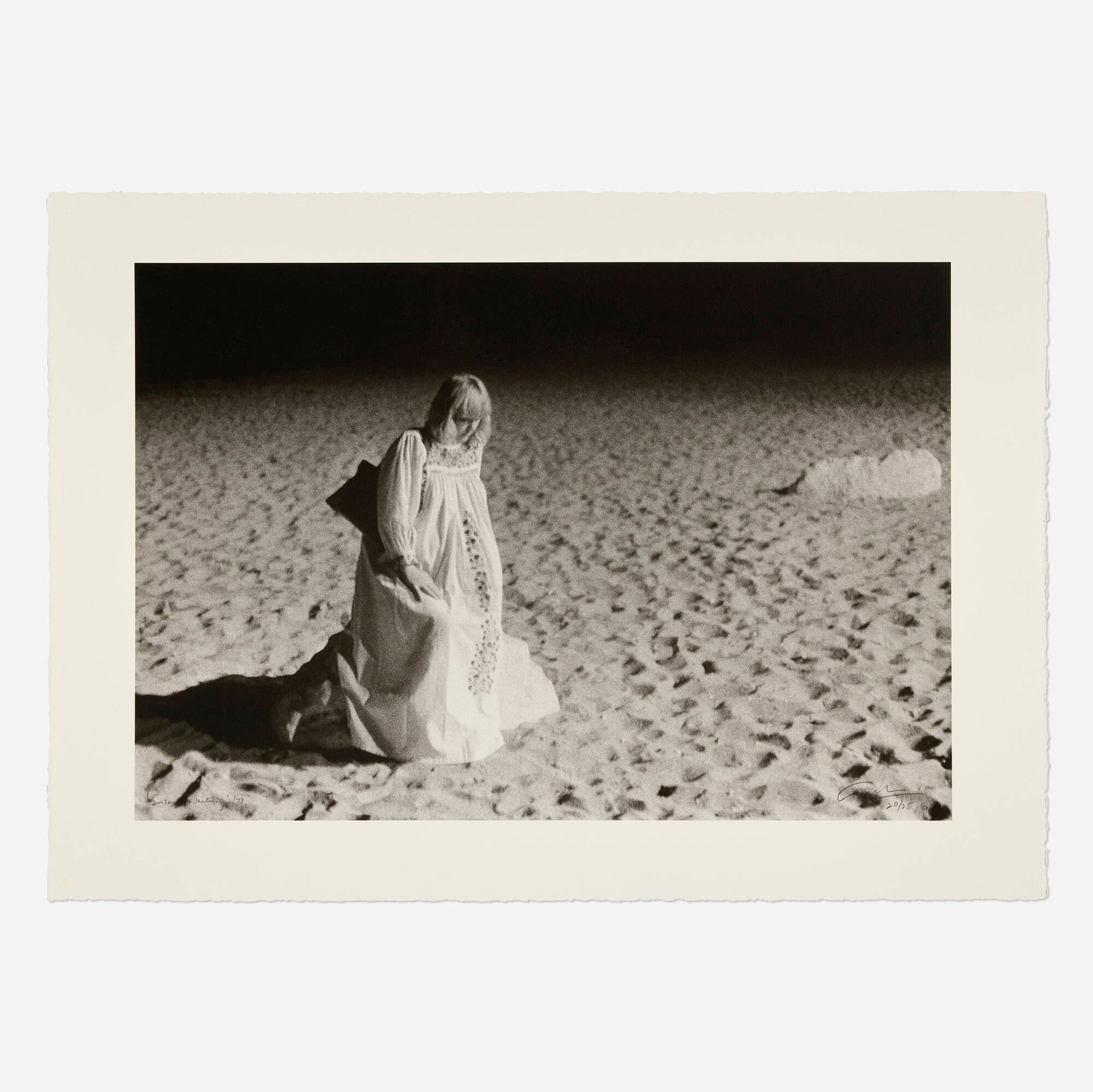 Graham Nash, Susan Waiting (from the Portraits portfolio): Graham Nash Susan Waiting (from the Portraits portfolio) 1978 / printed 1991 giclee print image: 23 h x 33.75 w in (58 x 86 cm) sheet: 29.5 h x 41.25 w in (75 x 105 cm) Signed, titled and dated to