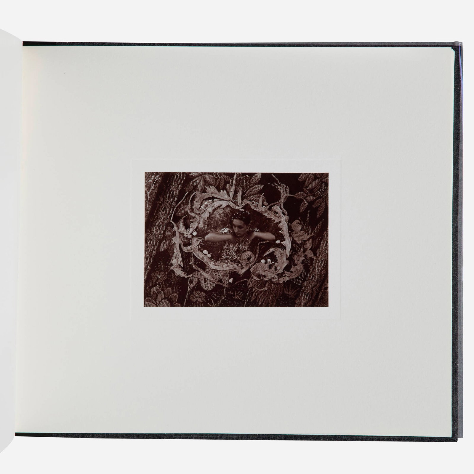 Diana Schoenfeld, Illusory Arrangements (Artist's Book): Diana Schoenfeld Illusory Arrangements (Artist's Book) 1977 bound book, toned gelatin silver print image (each): 3.125 h x 4.25 w in (8 x 11 cm) Book is comprised of fifteen tipped-in photographs.