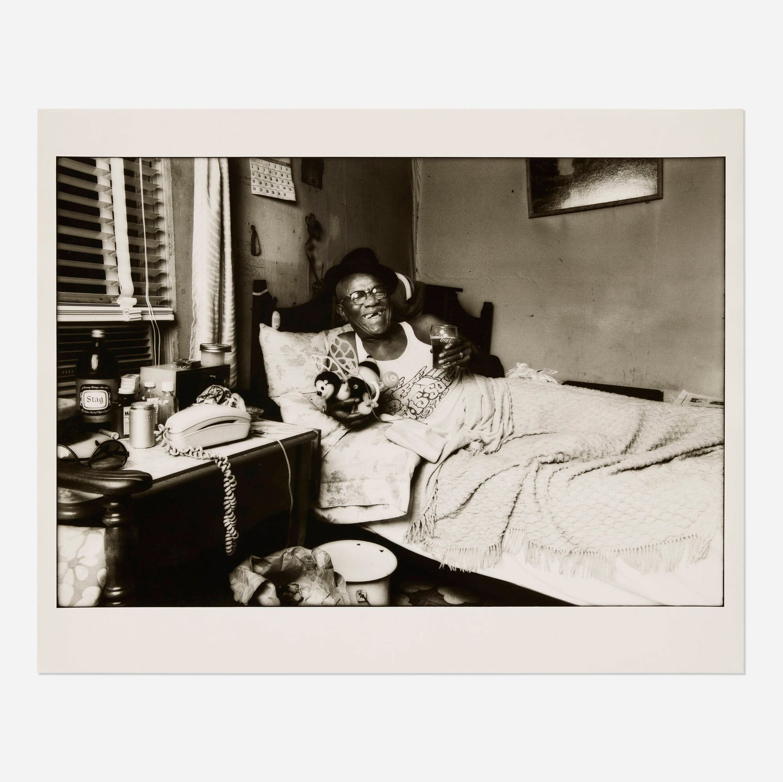 Norman Seeff, Furry Lewis: Norman Seeff Furry Lewis 1974 / printed 1981 gelatin silver print image: 12.625 h x 18.75 w in (32 x 48 cm) sheet: 16 h x 20 w in (41 x 51 cm) Signed to verso 'Norman Seeff' with