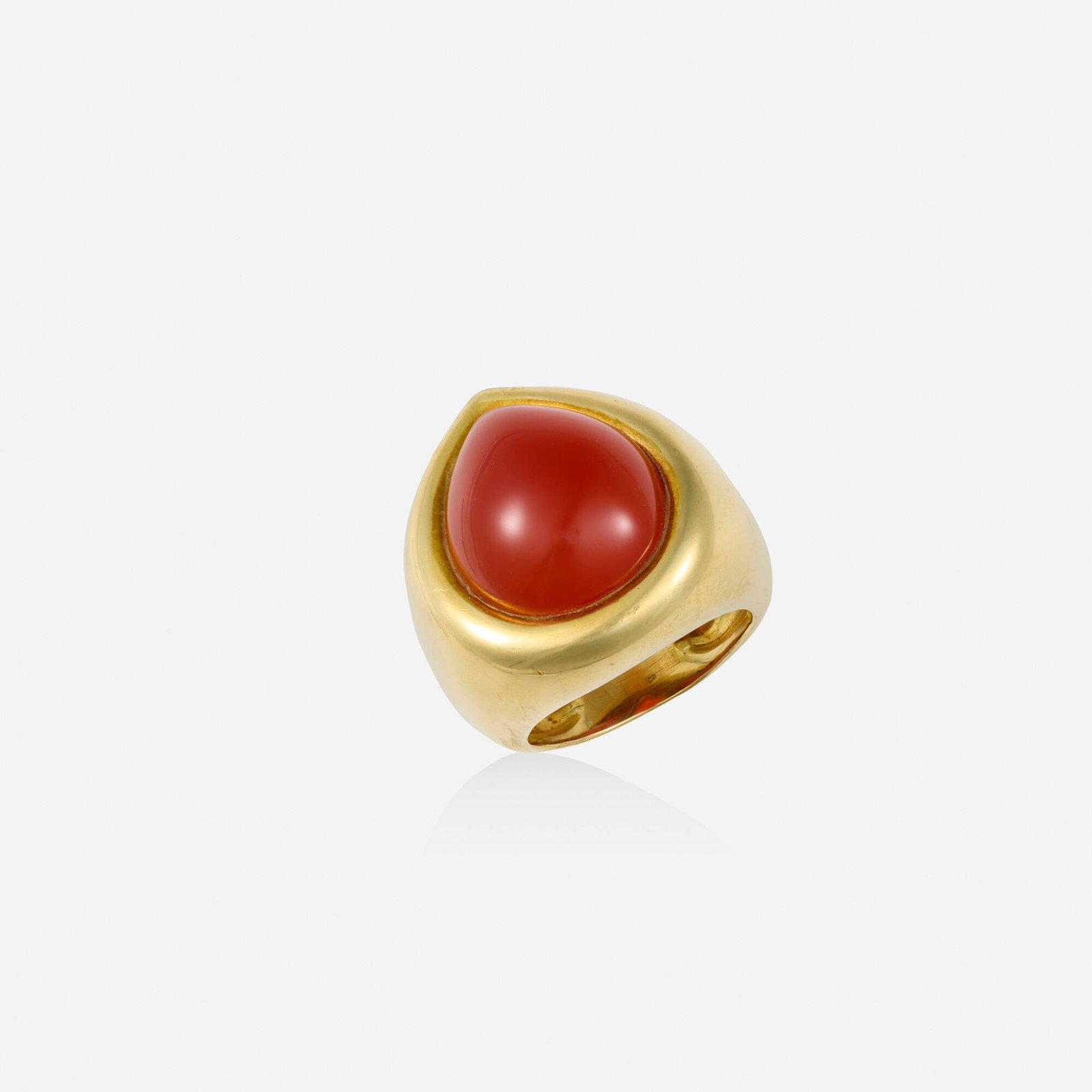 Carnelian and gold ring (1 of 1)