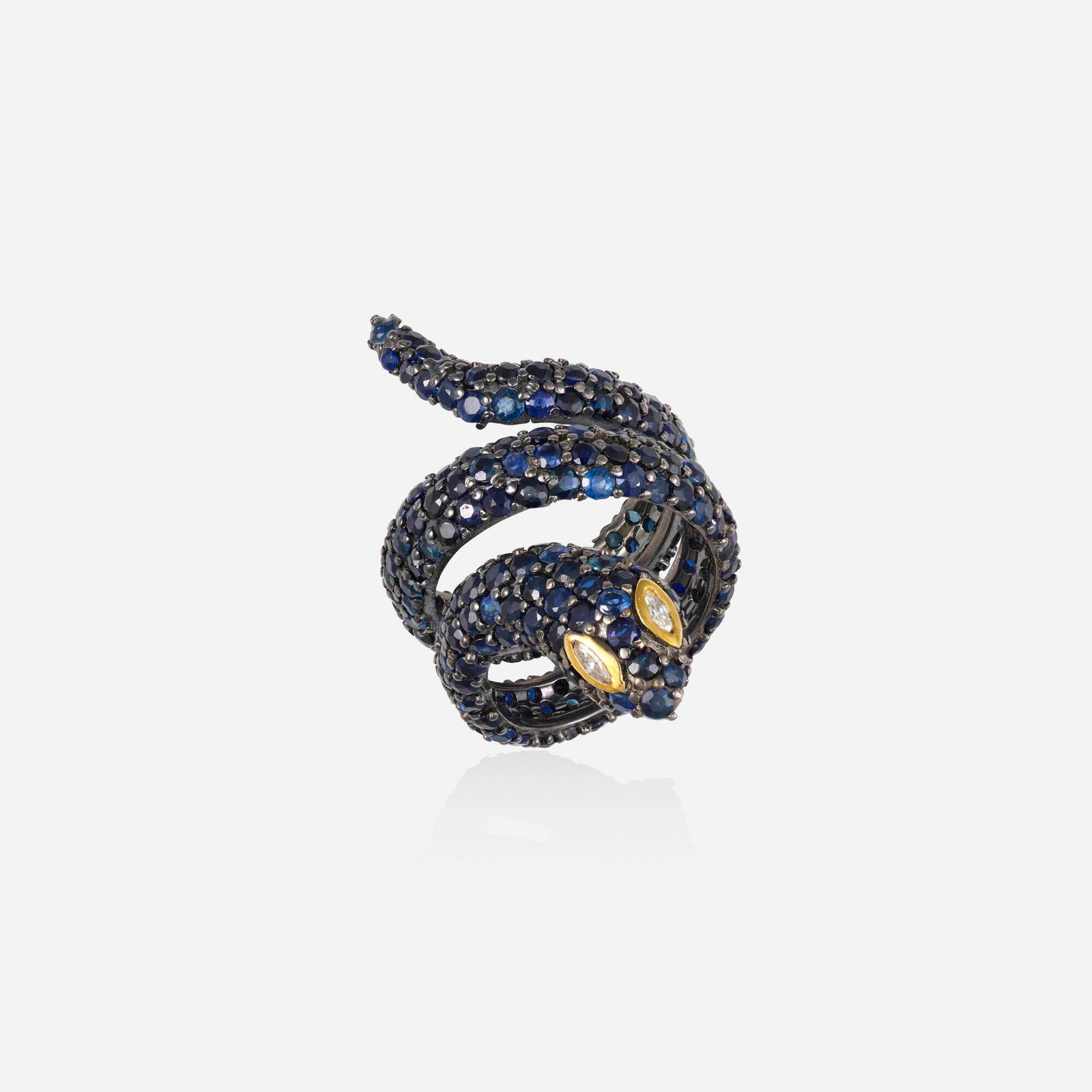 Sapphire and diamond ring (1 of 1)
