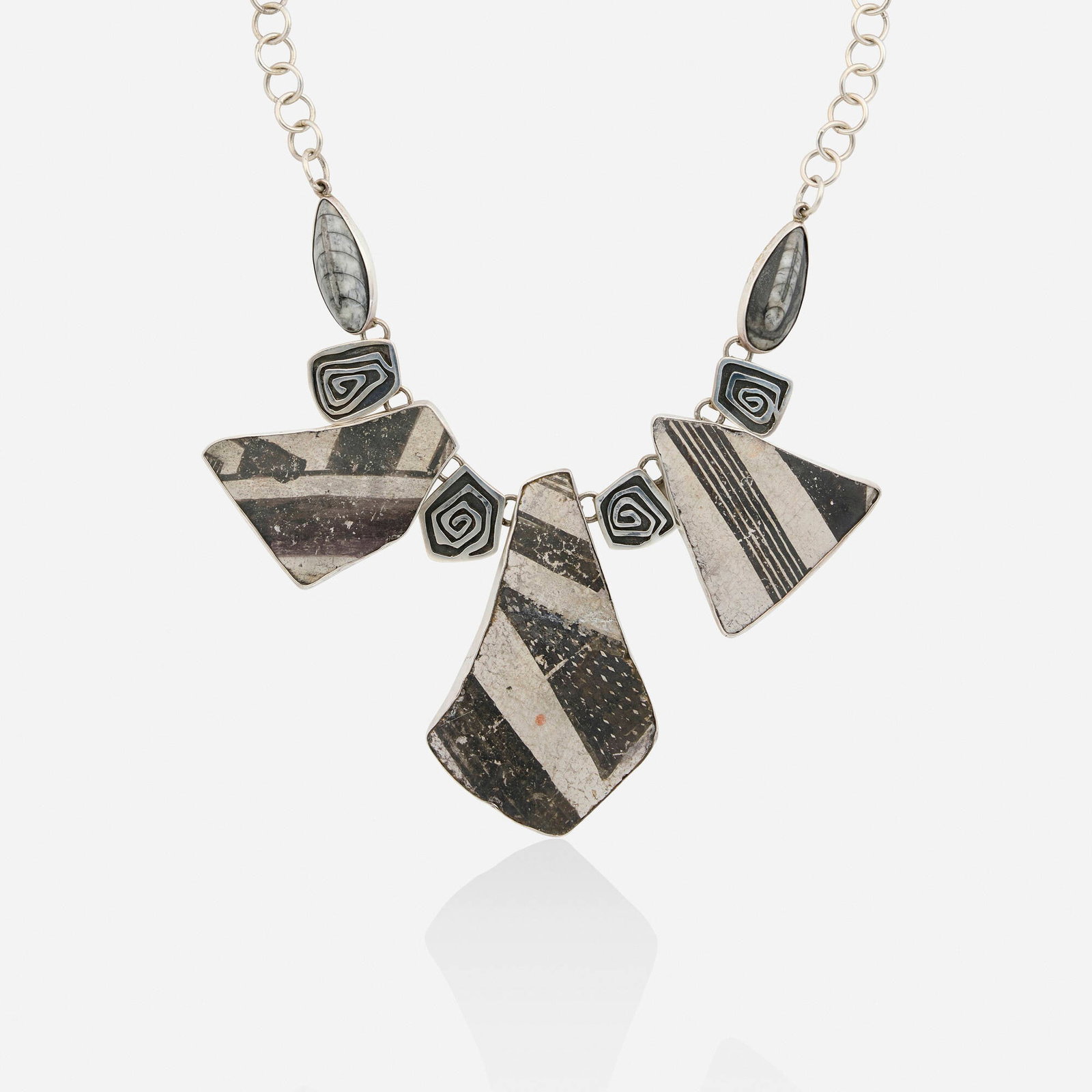 Echo of the Dreamer, Hardstone and sterling silver necklace (1 of 3)