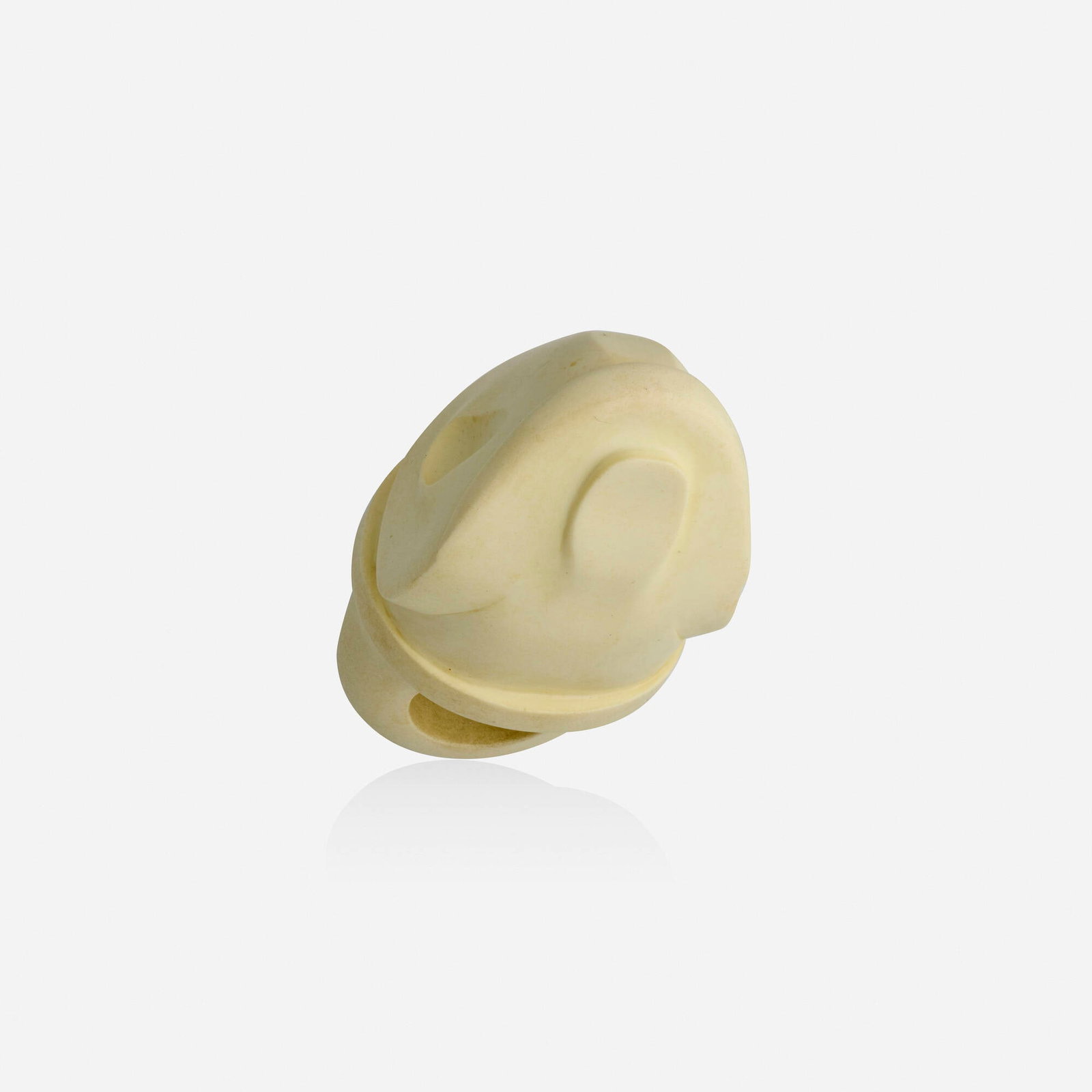 Alexander Blank, 'Friends-Longing for Darkness' ring: Alexander Blank 'Friends-Longing for Darkness' ring Designed as a carp's head; 2010-11 Hand-carved high density foam Ring size 8.50; Gross weight 30.9 dwts Sold with copy of Rebellen der Liebe,