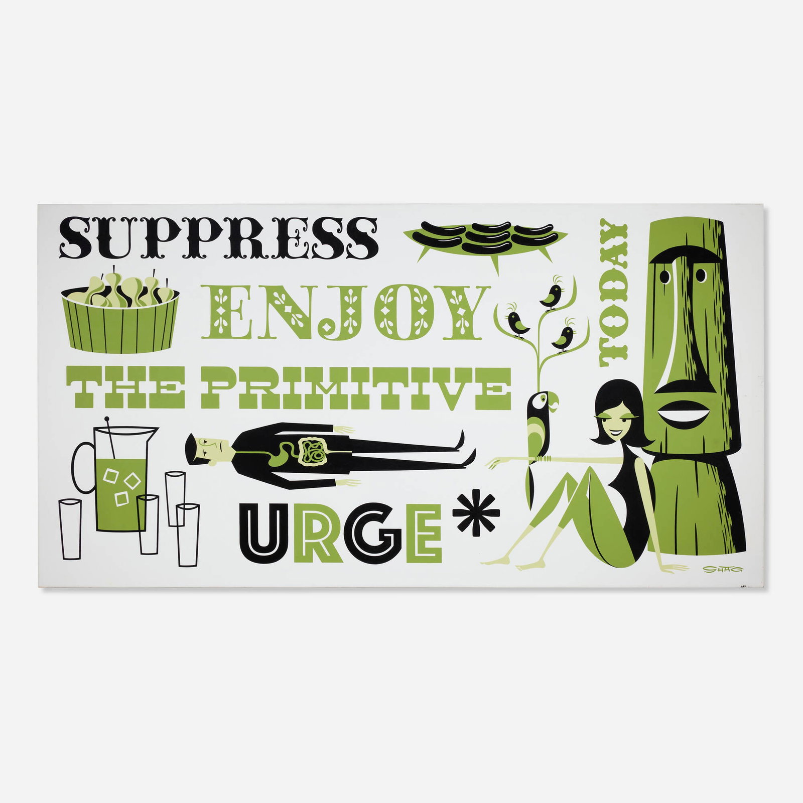 Shag (Josh Agle), The Primitive Urge (1 of 3)