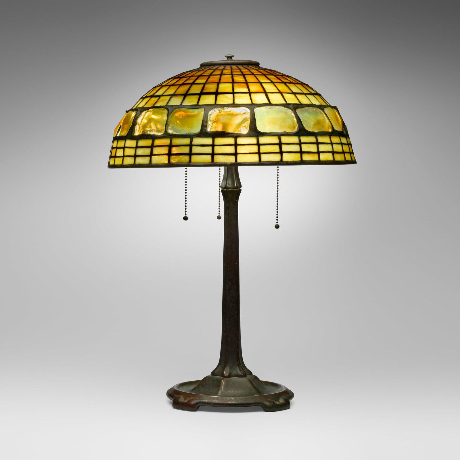 Tiffany Studios, Turtleback table lamp (1 of 5)