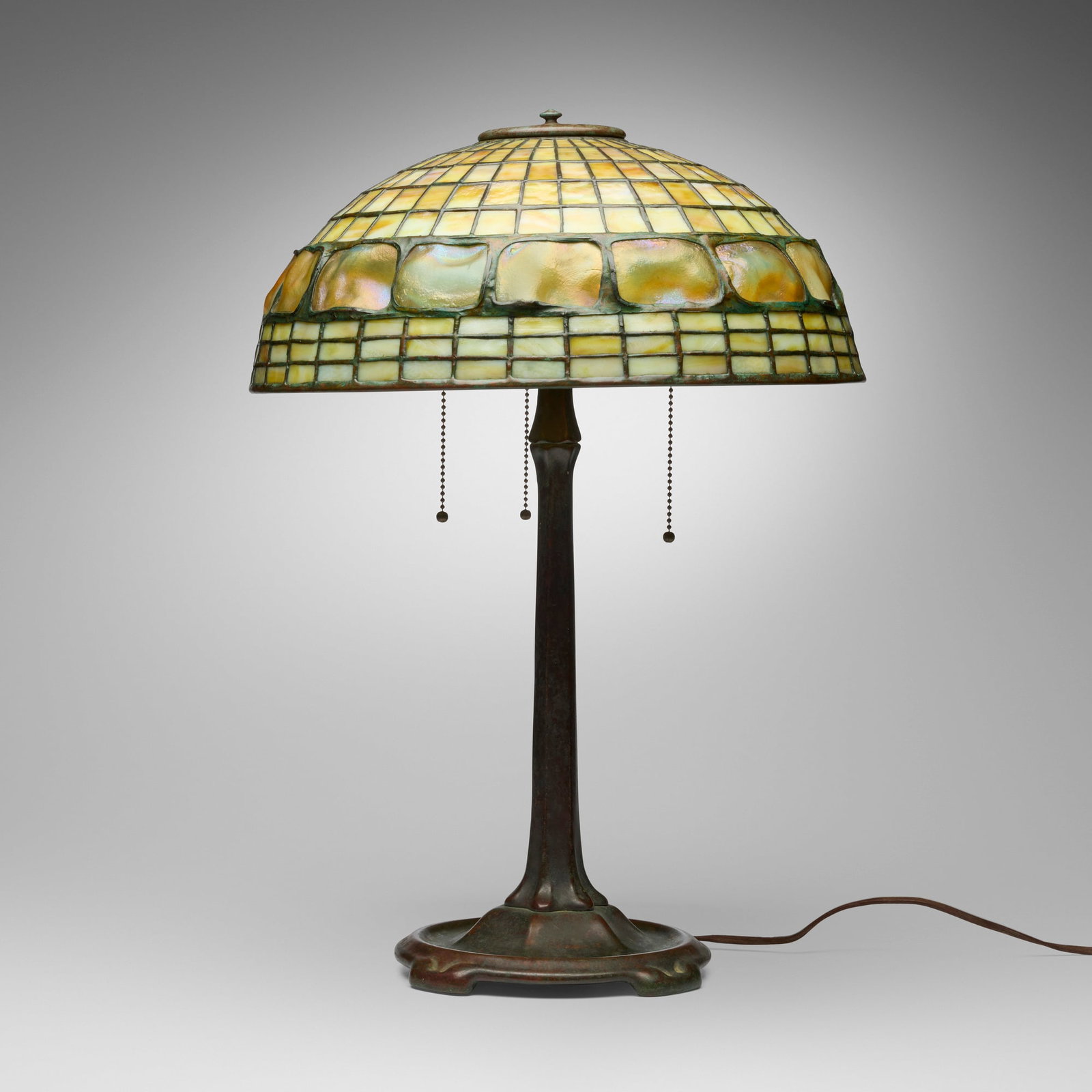 Tiffany Studios, Turtleback table lamp - 2