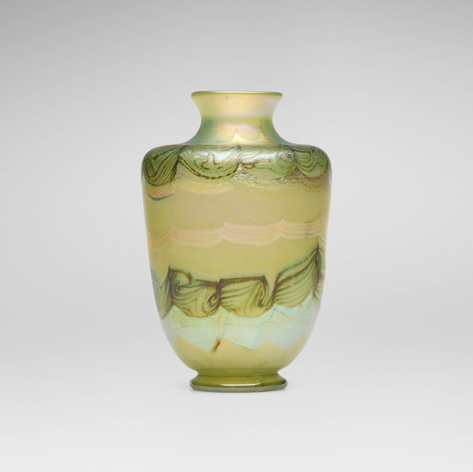 Tiffany Studios, Early decorated vase (1 of 4)