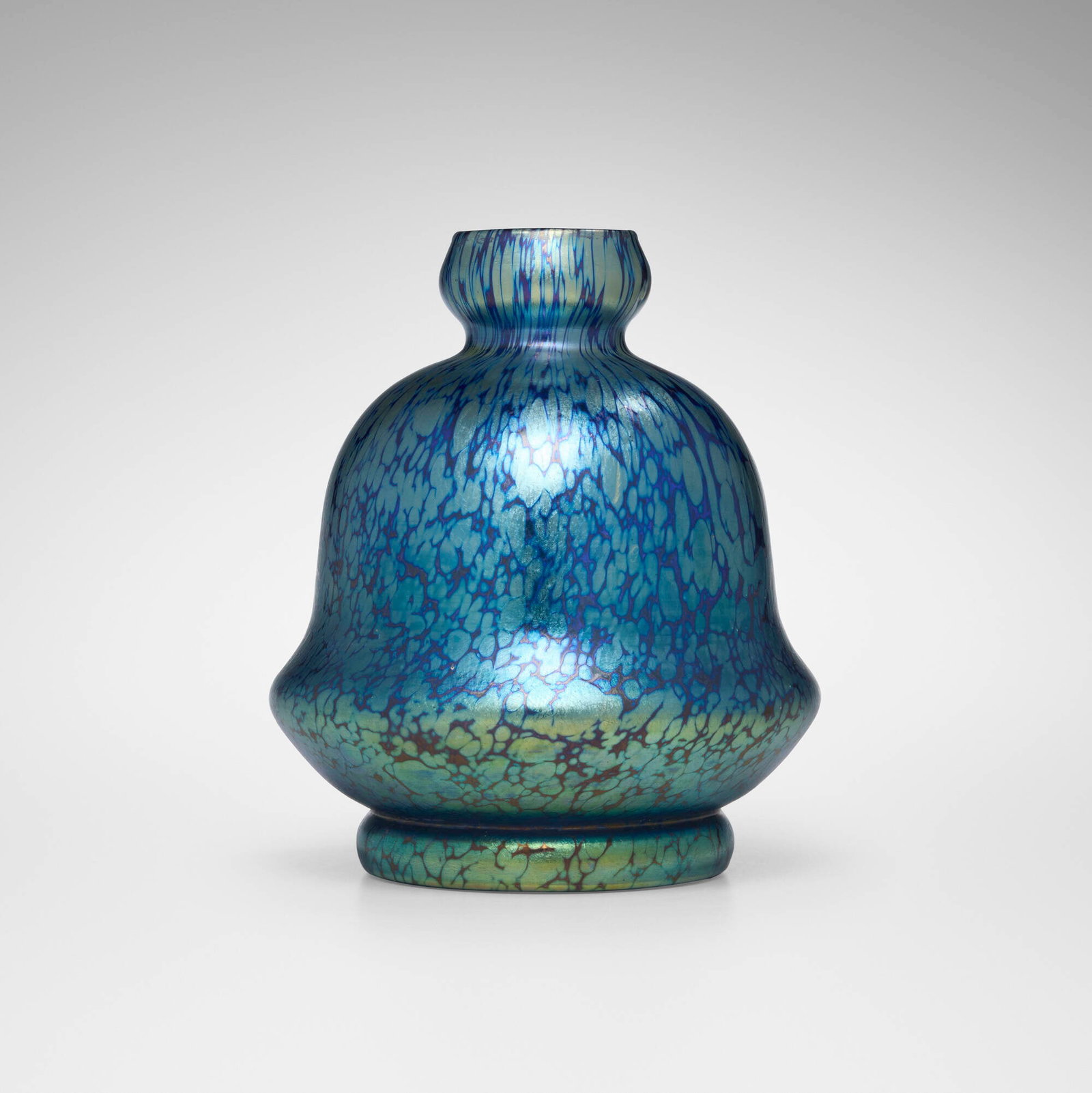 Loetz, Papillon vase: Loetz Papillon vase Austria, c. 1900 hand-blown glass 7.125 h x 6 dia in (18 x 15 cm) This form was designed by Franz Hofstotter for the 1900 Paris Exposition Universelle. Litera