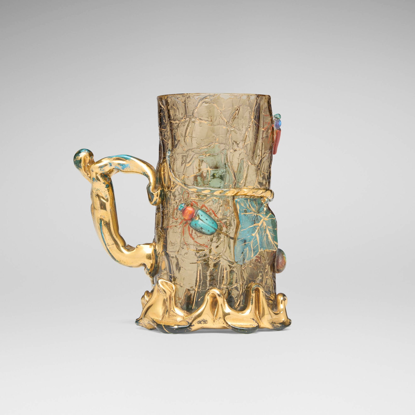 Moser, Diminutive stein with beetles and ivy (1 of 4)