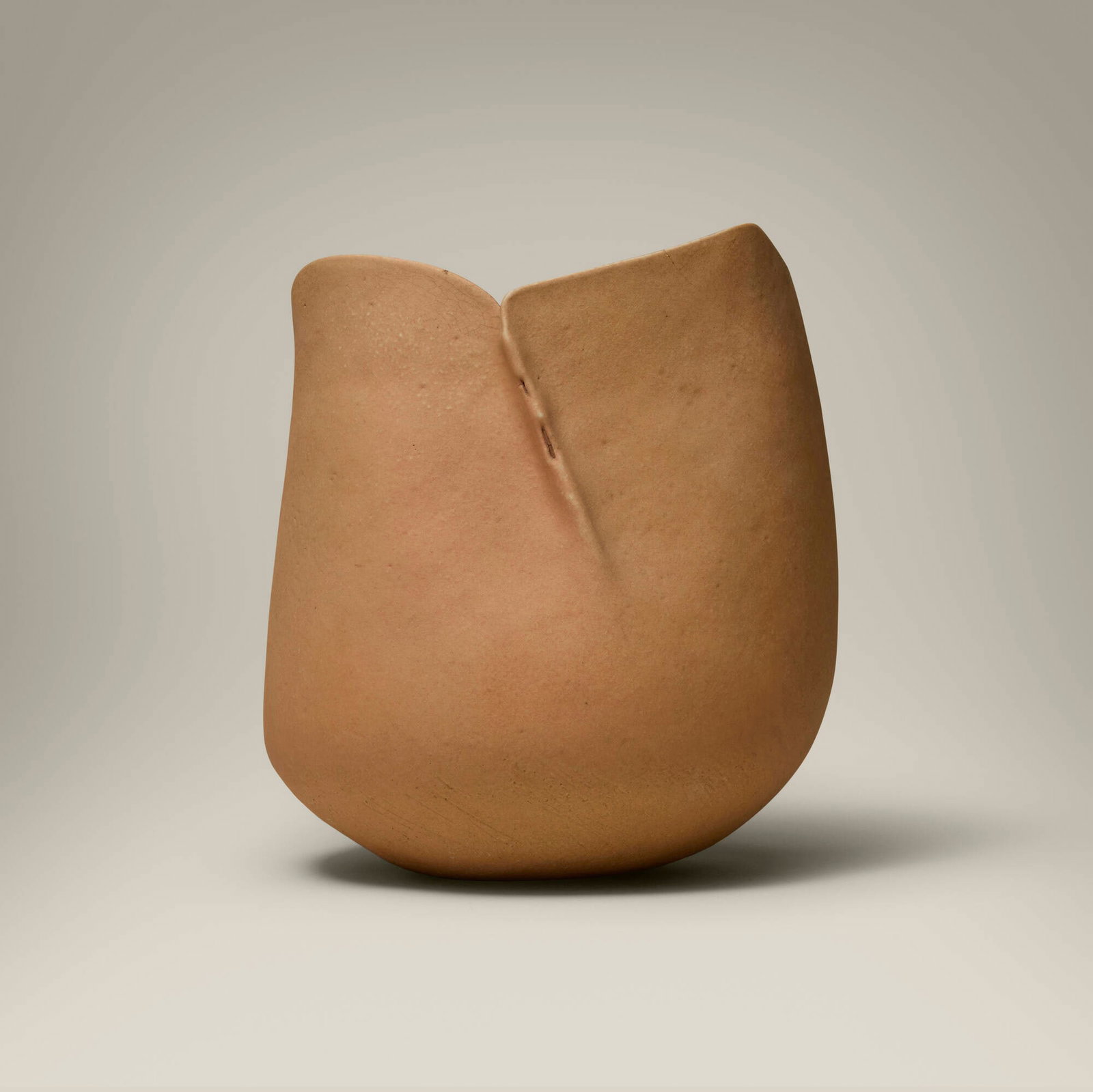 Richard DeVore, #812: Richard DeVore #812 glazed stoneware 10.75 h x 9.5 w x 9 d in (27 x 24 x 23 cm) Numbered to underside '812'. Provenance: Collection of Jack Lenor Larsen This work will ship from