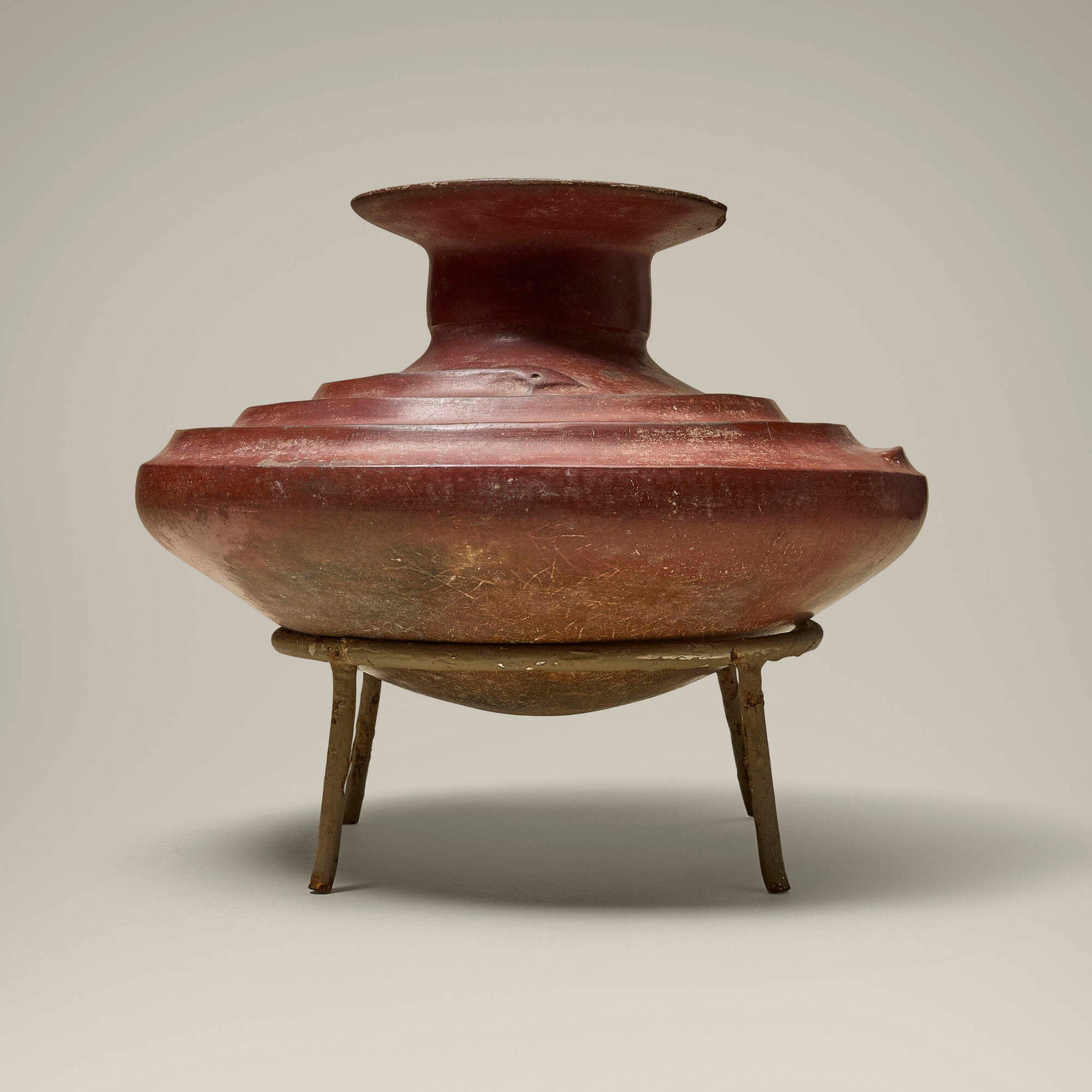 Colima, Coiled vessel with snake (1 of 3)