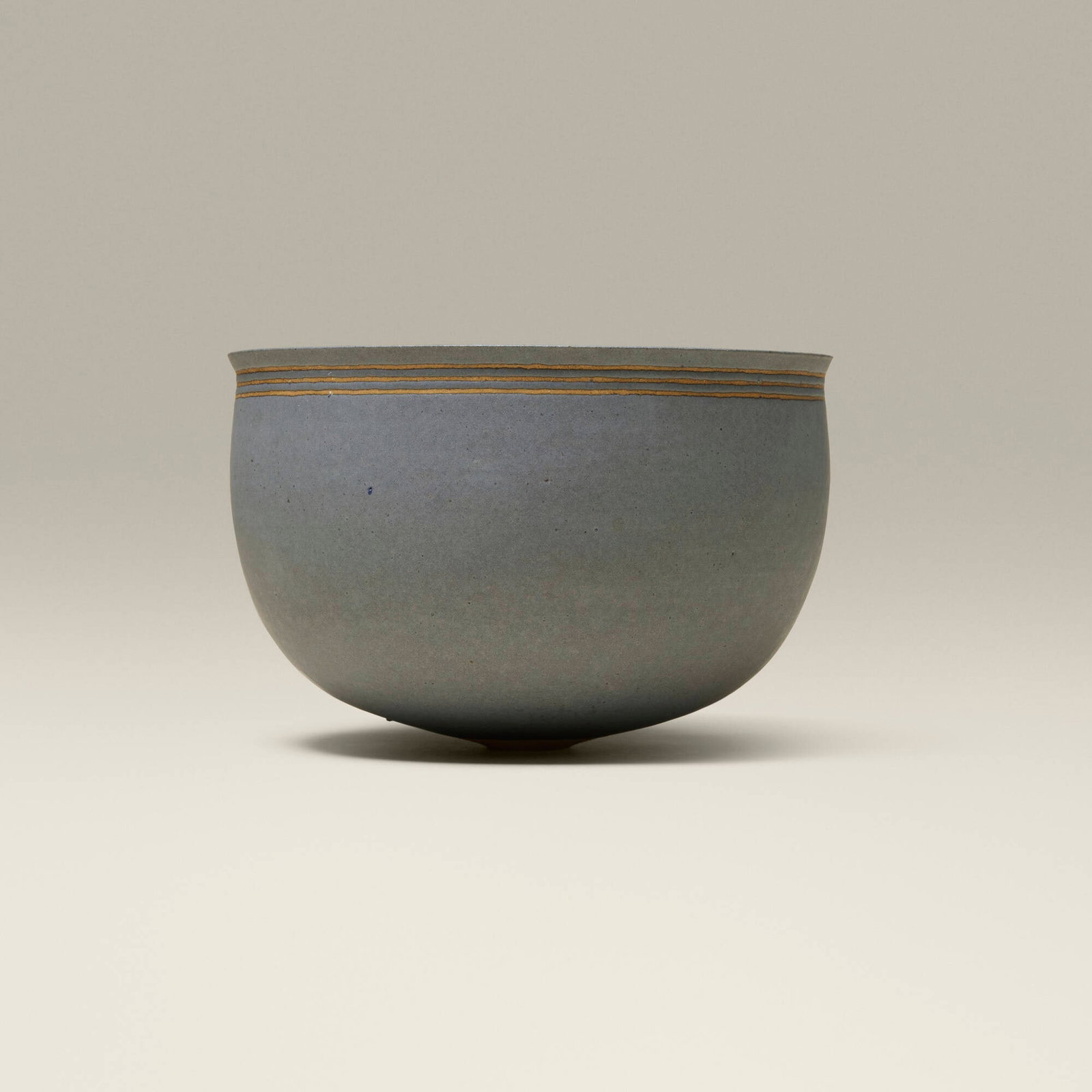 Alev Ebuzziya Siesbye, Bowl: Alev Ebuzziya Siesbye Bowl 1982 glazed stoneware 5.25 h x 8.125 dia in (13 x 21 cm) Incised signature and date to underside 'Alev '82'. Provenance: Gift from Morton and Dena Katzenberg