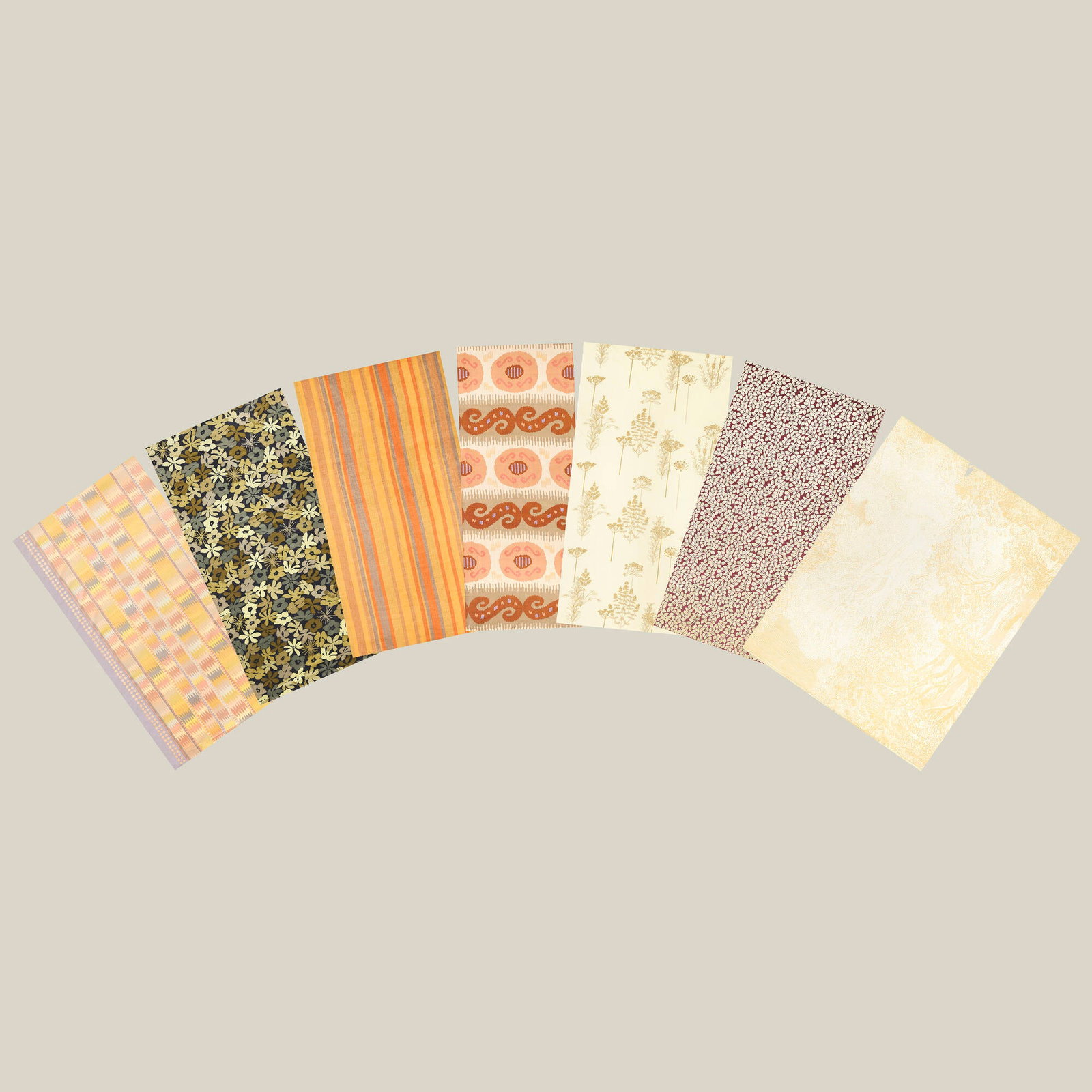Jack Lenor Larsen, Collection of seven fabrics (1 of 4)