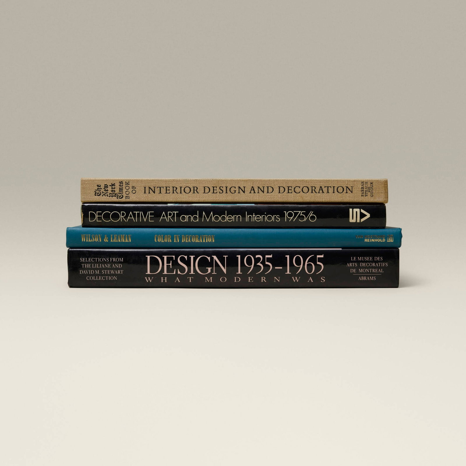 Collection of four design books (1 of 3)