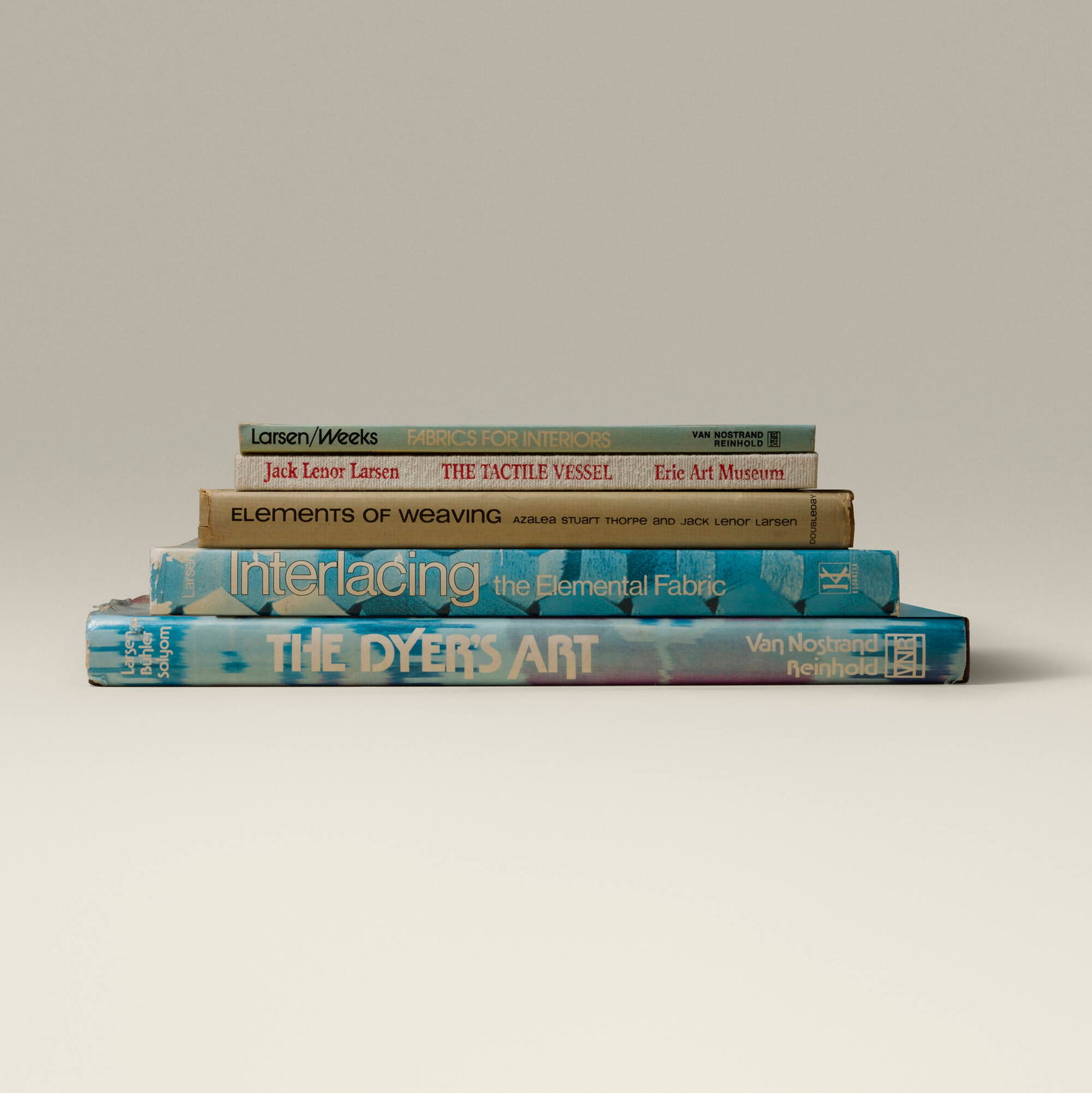 Collection of five weaving books (1 of 5)