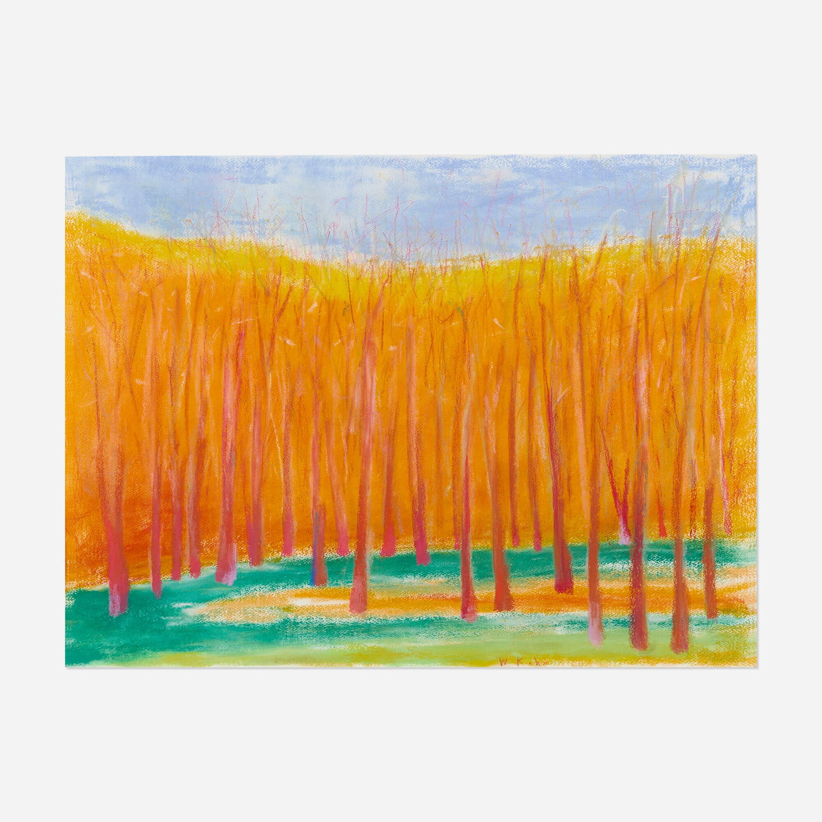 Wolf Kahn, Orange on Orange (1 of 4)