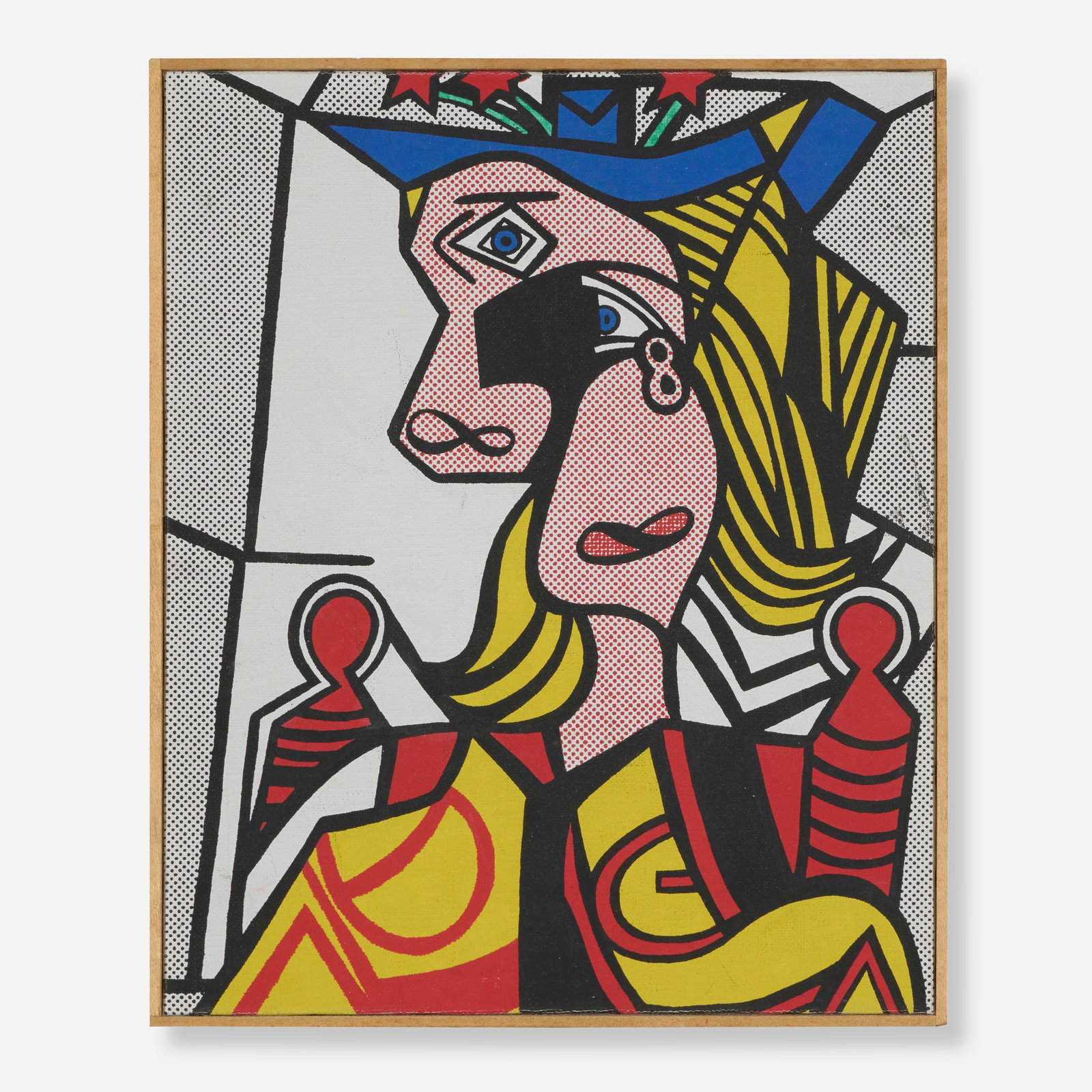 Richard Pettibone, Roy Lichtenstein, Woman with Flowered Hat, 1963 (1 of 3)