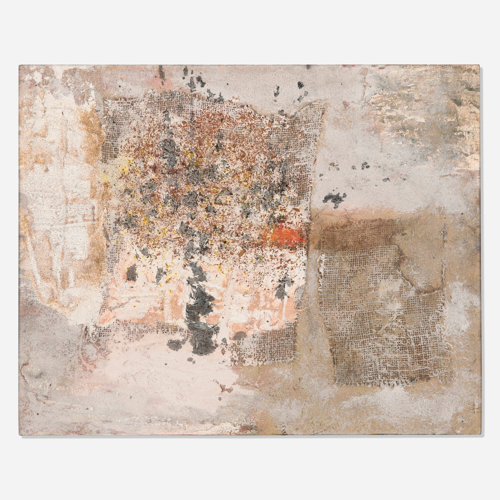 Sandra Blow, Untitled: Sandra Blow Untitled 1957 mixed media on Masonite 16 h x 19.875 w in (41 x 50 cm) Signed twice to verso 'Sandra Blow'. Provenance: Acquired directly from the a
