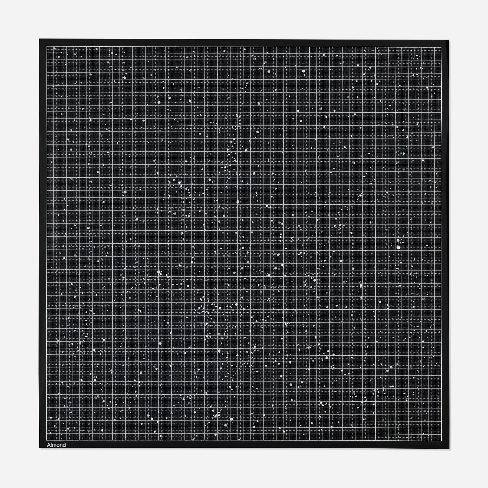 Darren Almond, System Drawing 9: Darren Almond System Drawing 9 1999 acrylic and screenprint on paper image: 23.5 h x 23.5 w in (60 x 60 cm) sheet: 24.5 h x 24.5 w in (62 x 62 cm) Signed to lower right 'Almond'. This work