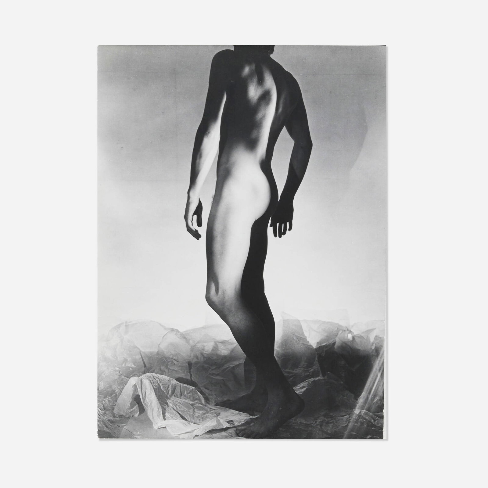 George Platt Lynes, Male Nude Study: George Platt Lynes Male Nude Study gelatin silver print 10 h x 7.375 w in (25 x 19 cm) Provenance: The Ashby/Connolly Collection This work will ship from Lambertville, New Jersey.