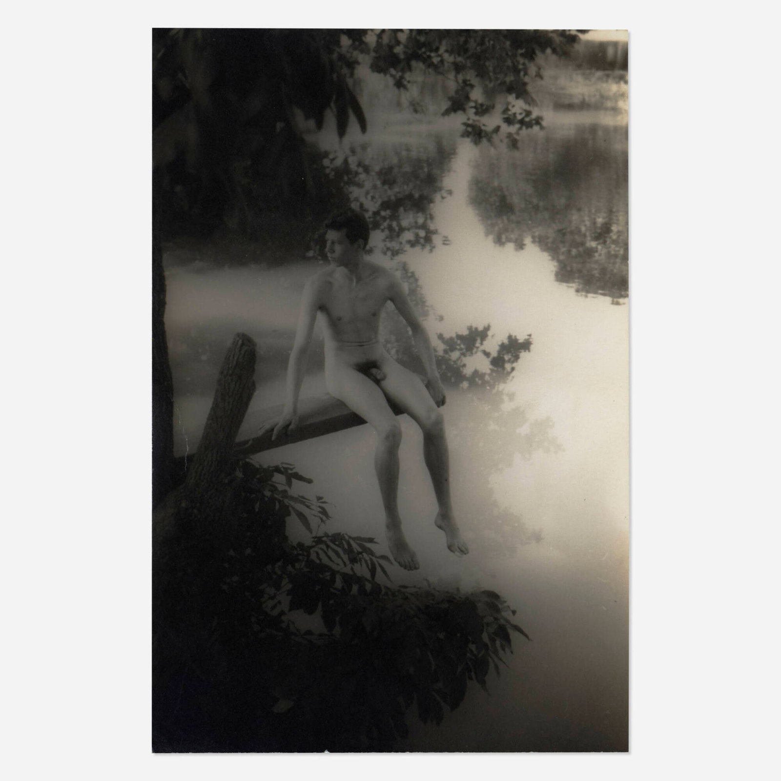 George Platt Lynes, Unknown Model at Stoneblossom (1 of 3)