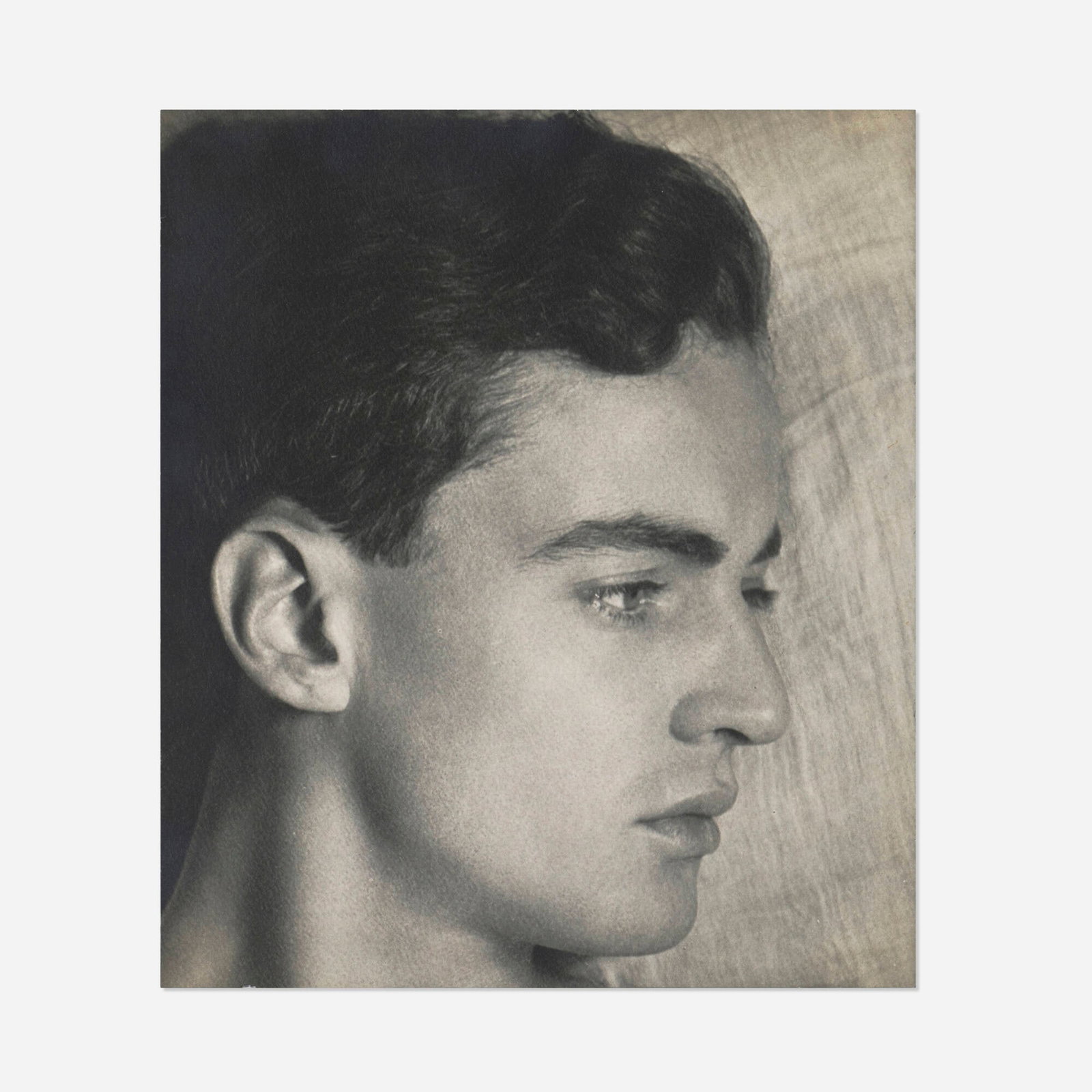 George Platt Lynes, Early Self-Portrait: George Platt Lynes Early Self-Portrait gelatin silver print 7.25 h x 6.25 w in (18 x 16 cm) Collector's stamp to verso. Provenance: The Ashby/Connolly Collection <