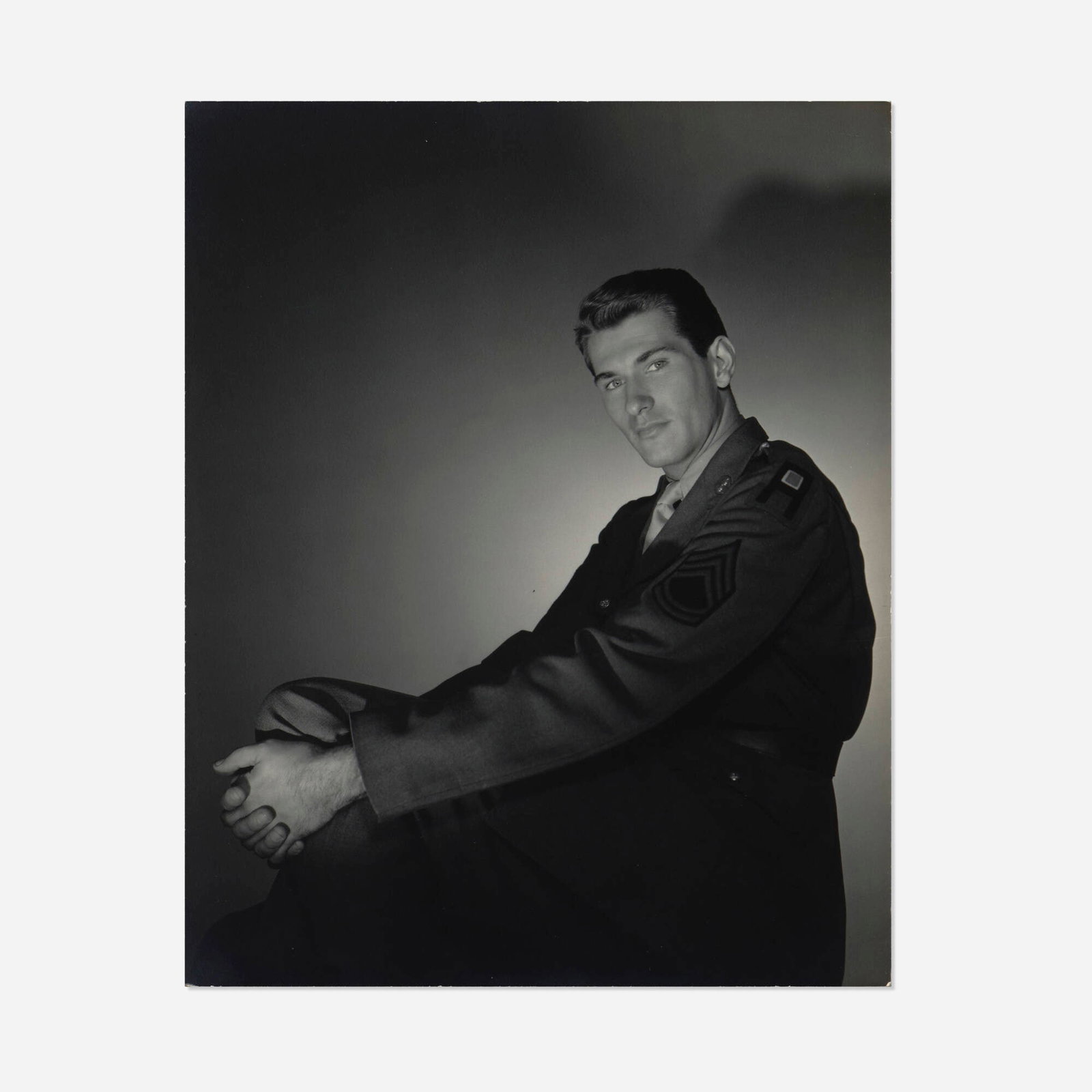 George Platt Lynes, Richard Sisson: George Platt Lynes Richard Sisson gelatin silver print 9.5 h x 7.5 w in (24 x 19 cm) Inscribed to verso 'Richard Sisson' with artist's stamp and collector's stamps.