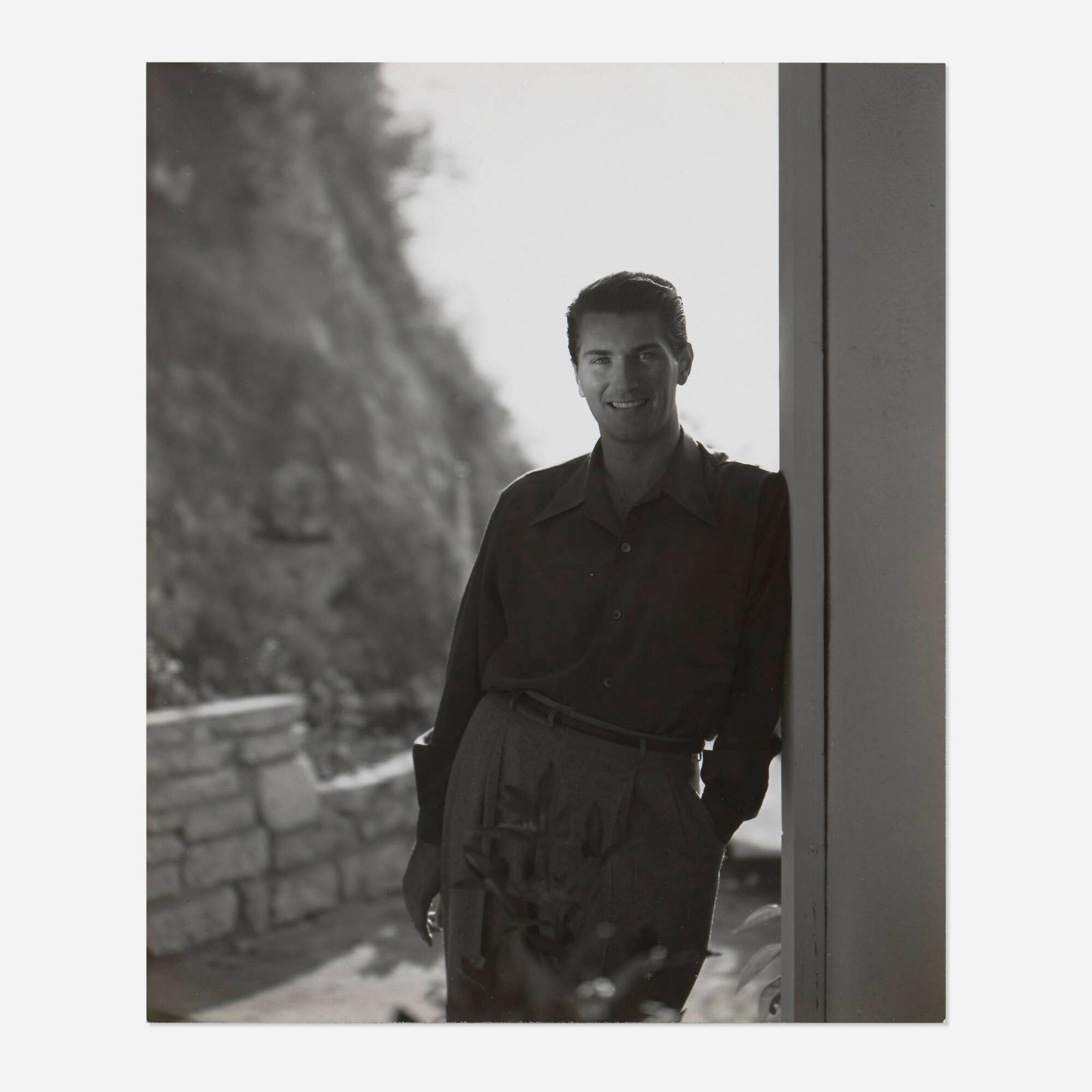 George Platt Lynes, Richard Sisson: George Platt Lynes Richard Sisson gelatin silver print 9.25 h x 7.75 w in (23 x 20 cm) Inscribed to verso 'Richard Sisson' with artist's Vogue stamp and collector's stamp.