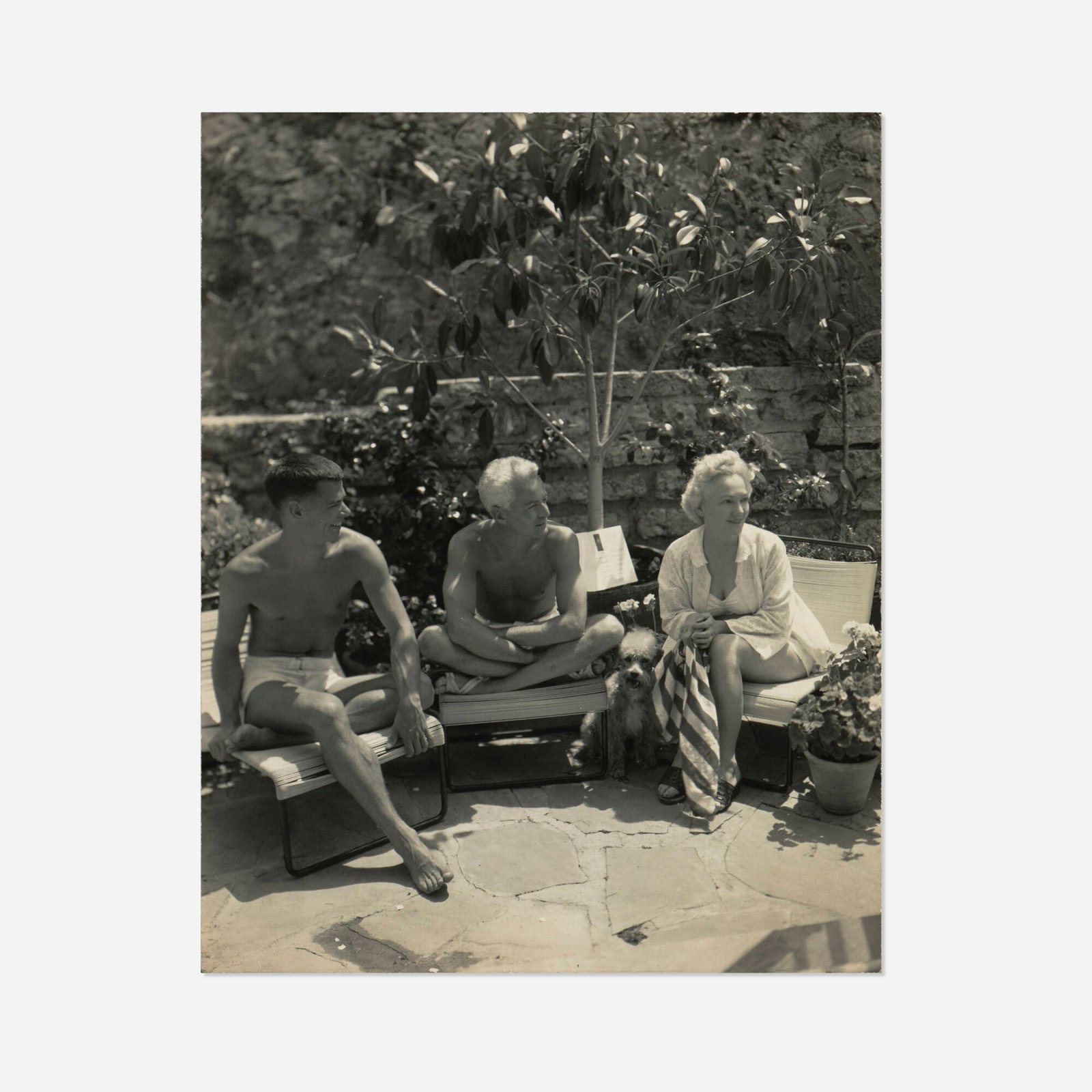 George Platt Lynes, Self-Portrait with Katherine Anne Porter and Randy Jack (1 of 3)