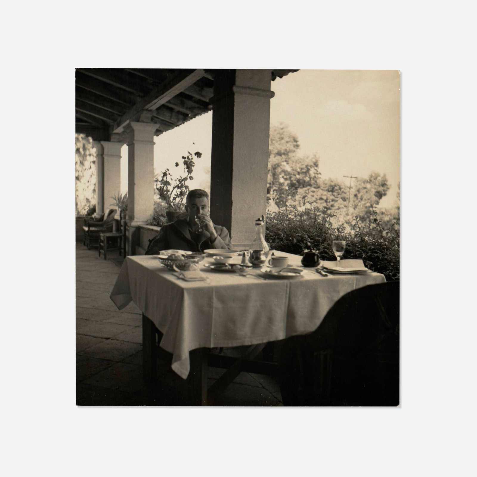 George Platt Lynes, Self-Portrait, Dan Angel Inn, Mexico (1 of 3)