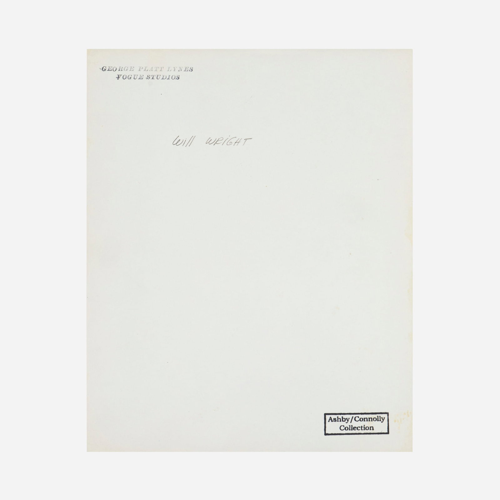 George Platt Lynes, Will Wright - 2